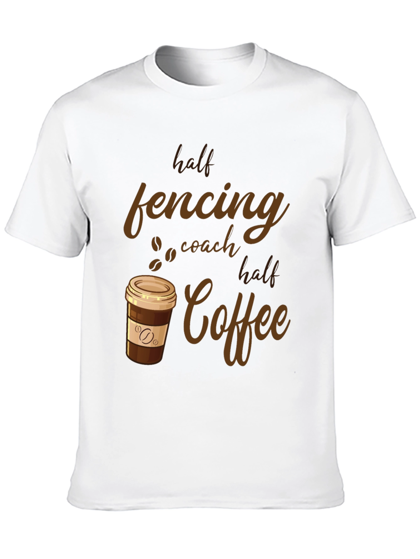 Fencing Coach & Coffee T-Shirt