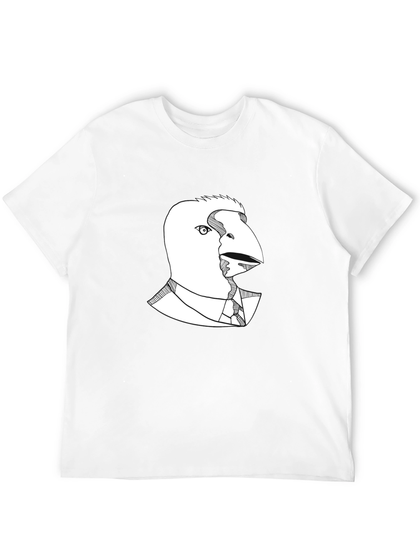 Raven Business Casual T-Shirt - Unique Graphic Tee