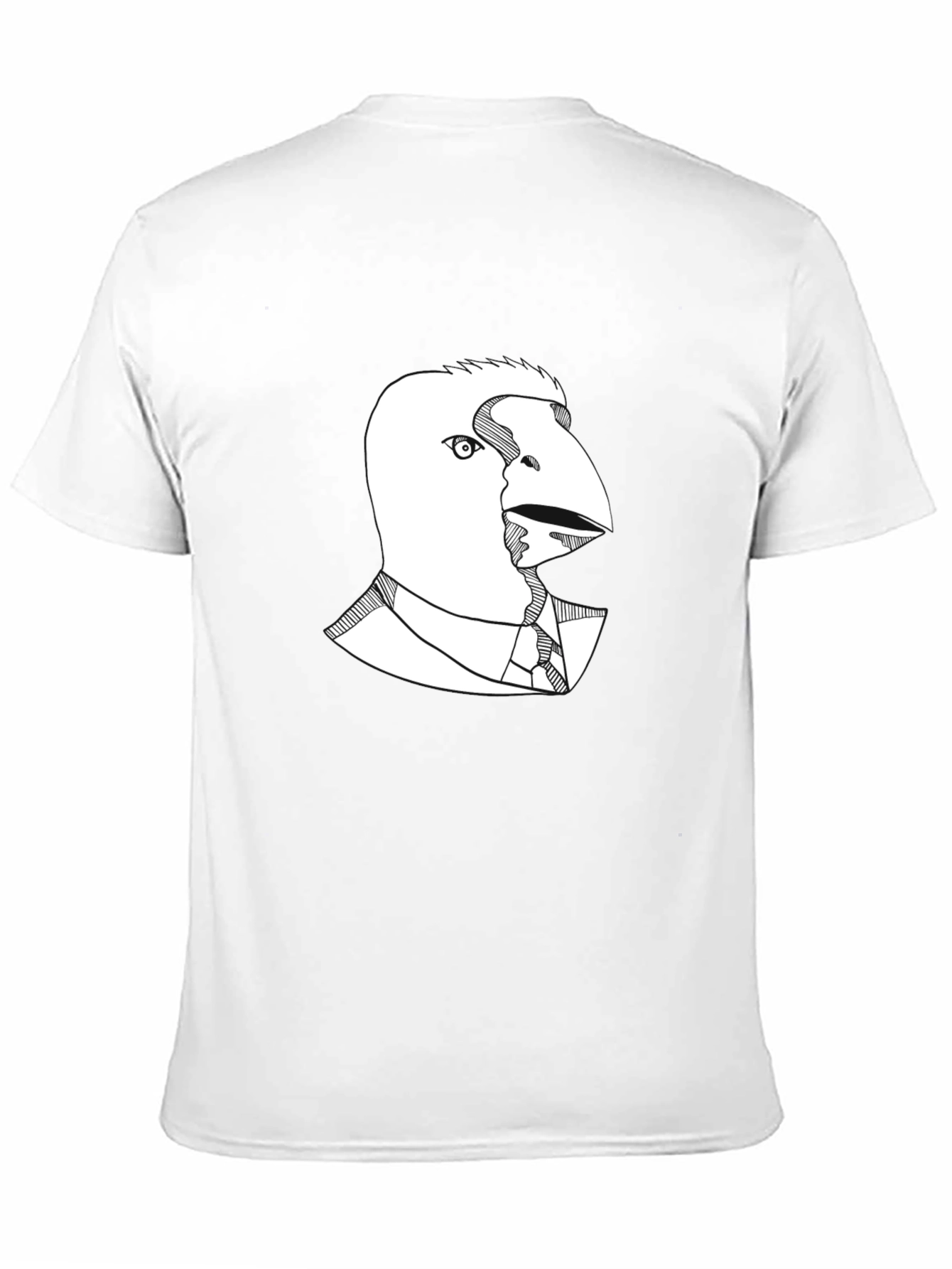 Raven Business Casual T-Shirt - Unique Graphic Tee