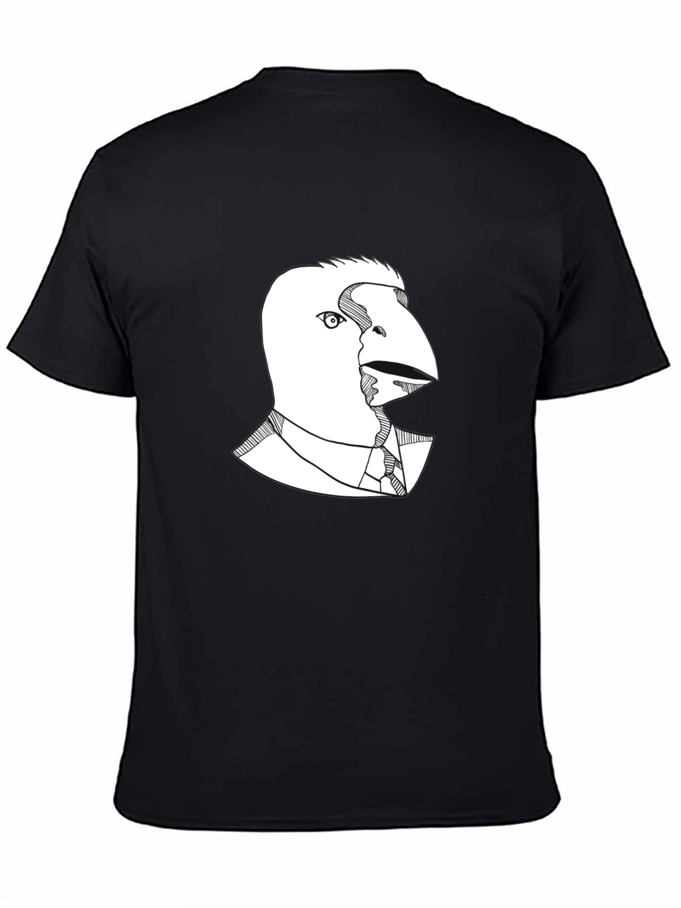 Raven Business Casual T-Shirt - Unique Graphic Tee