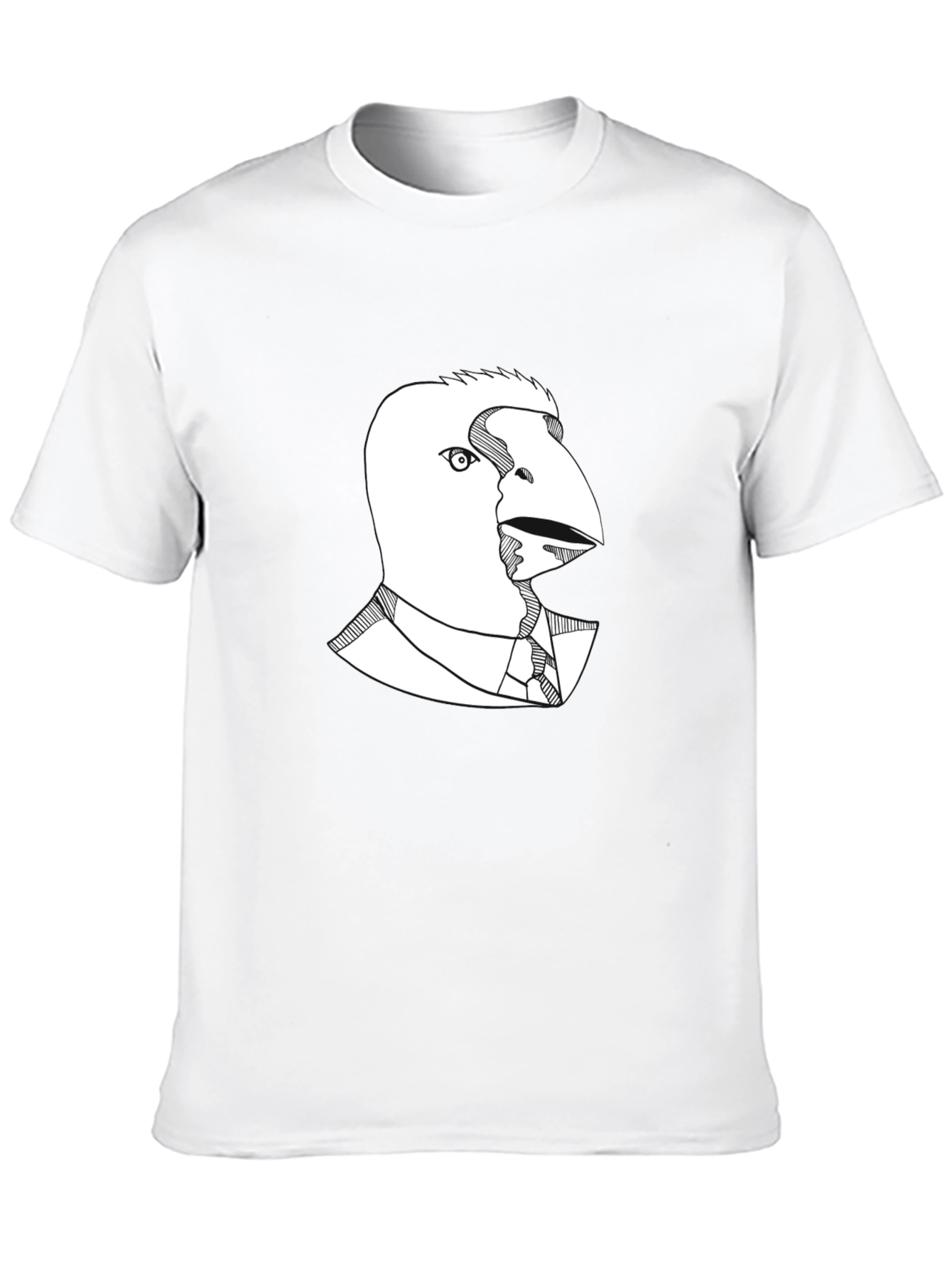 Raven Business Casual T-Shirt - Unique Graphic Tee