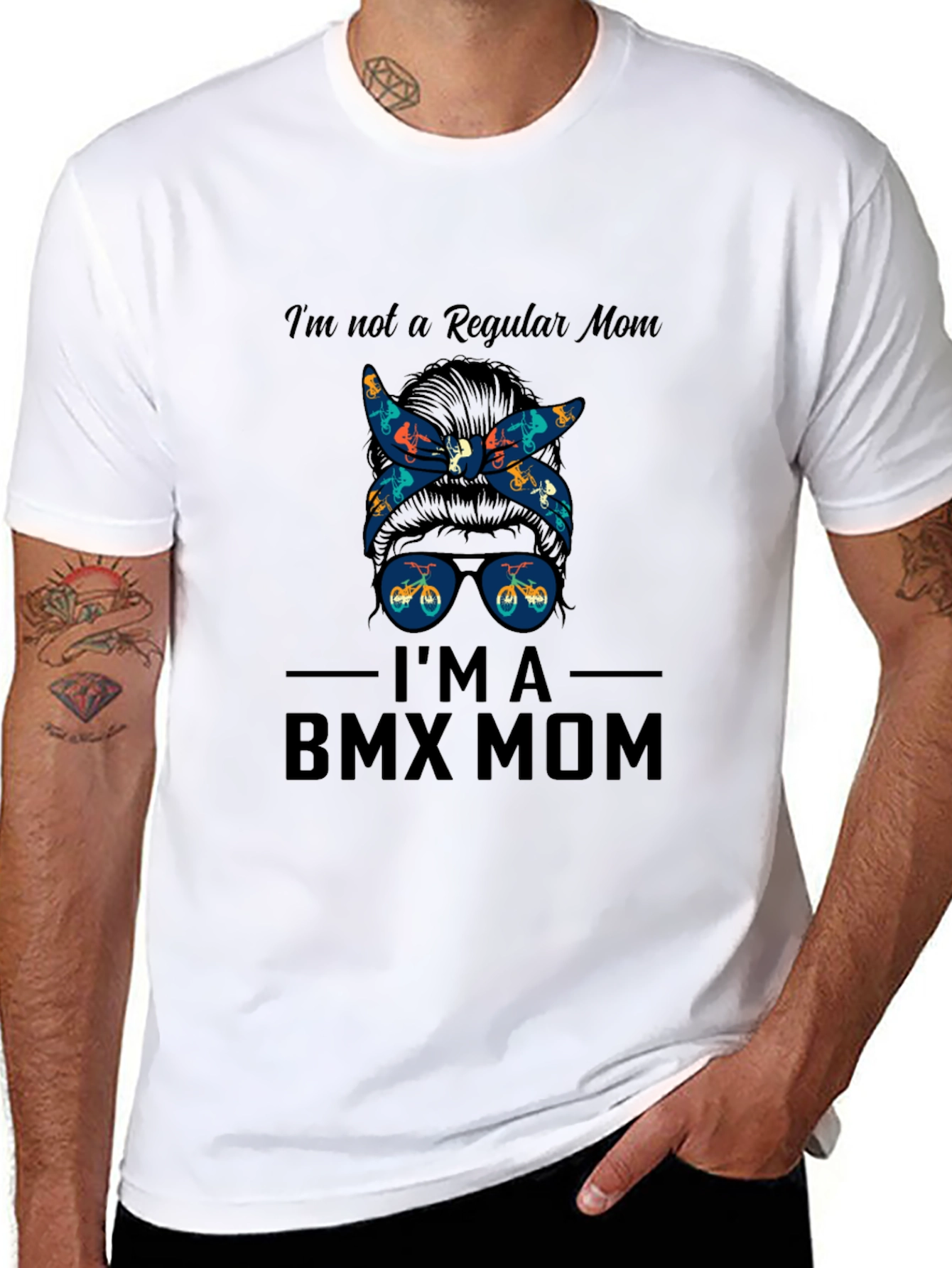 Im Not a Regular Mom BMX Mom T-Shirt