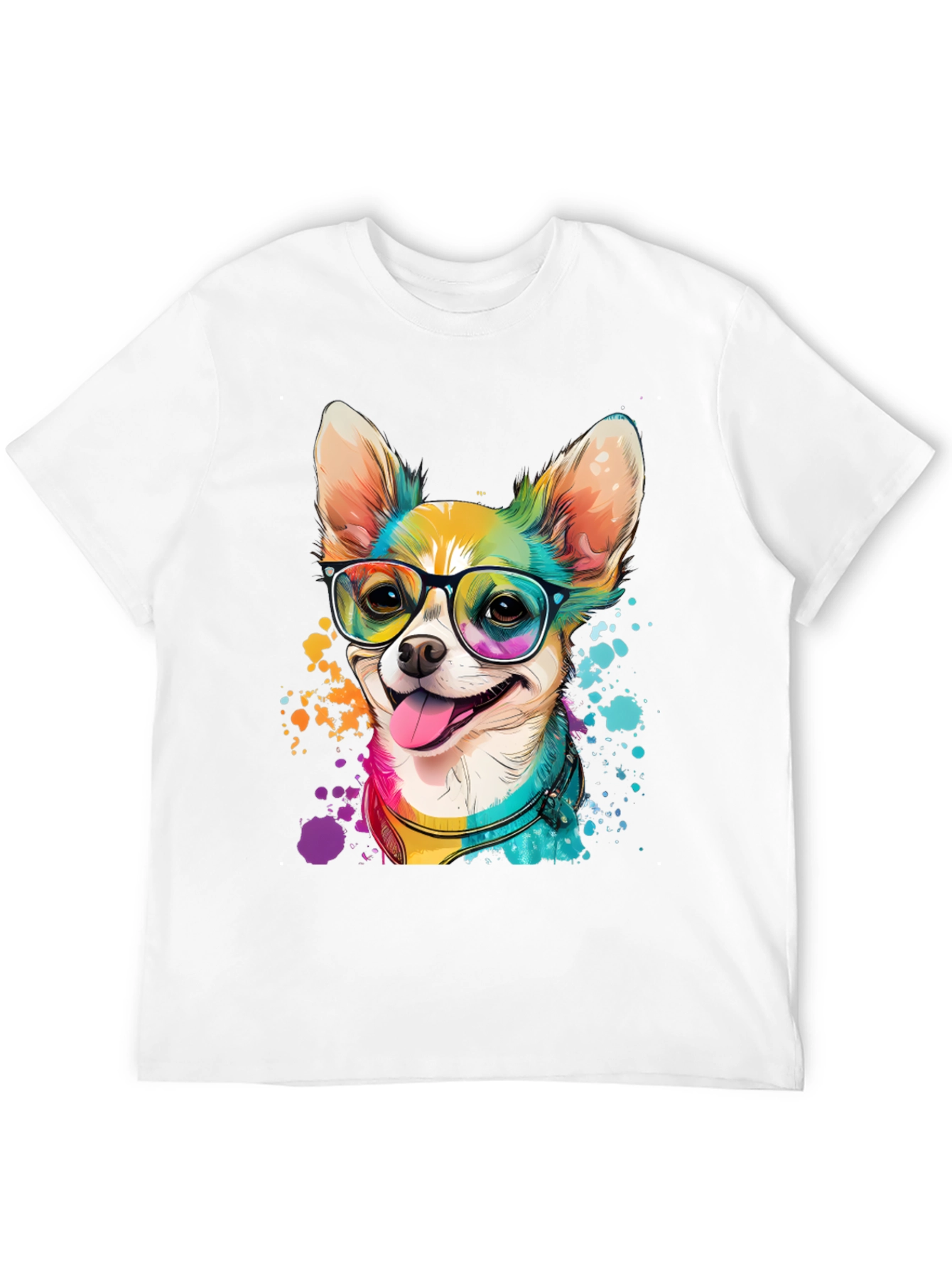 Rainbow Chihuahua Graphic Tee