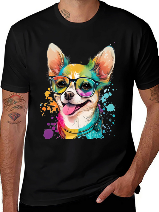 Rainbow Chihuahua Graphic Tee