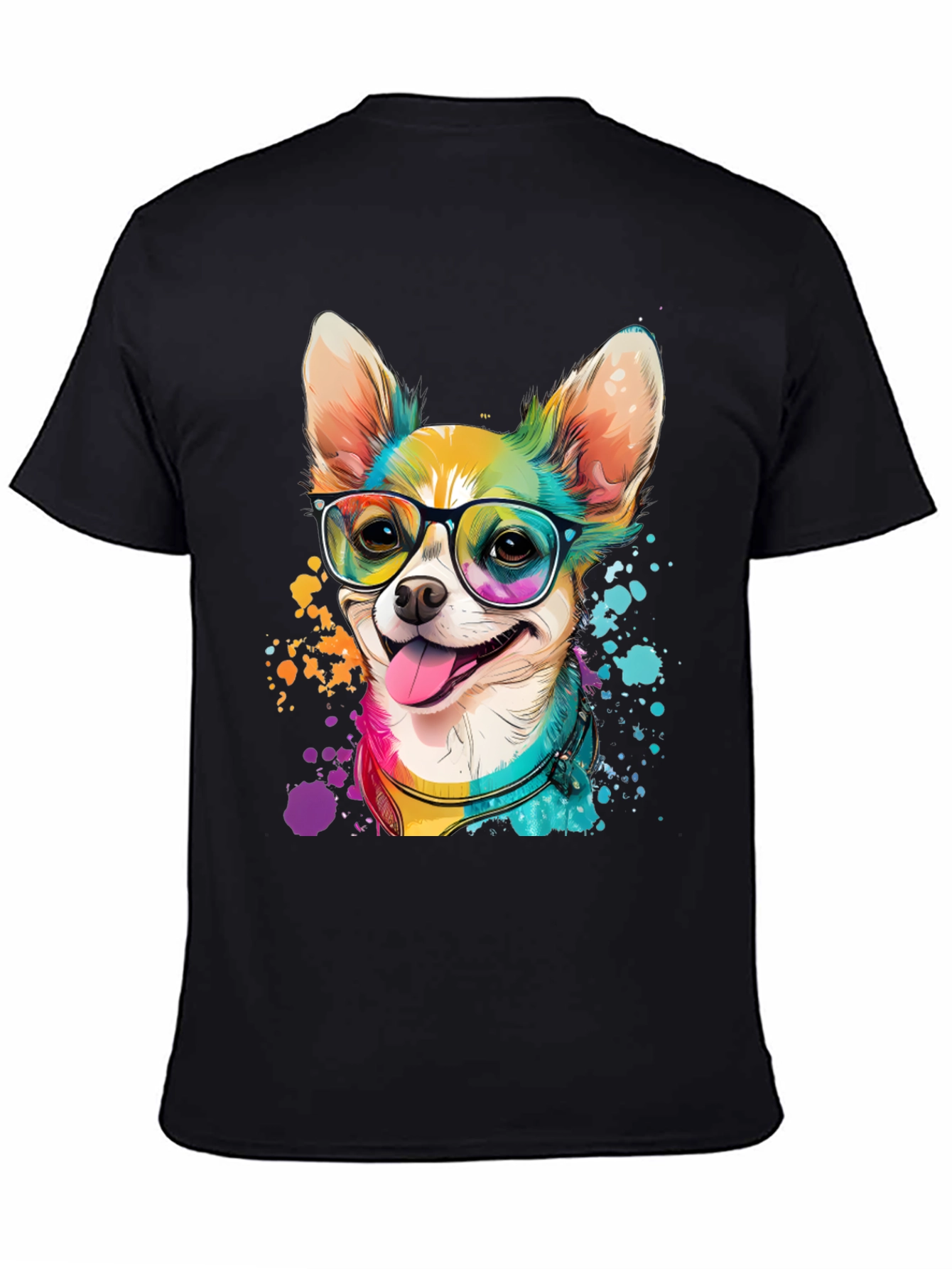 Rainbow Chihuahua Graphic Tee