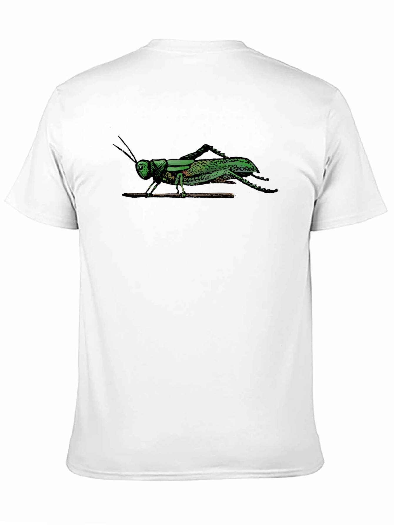 Grasshopper Graphic Tee - Unique Insect Print