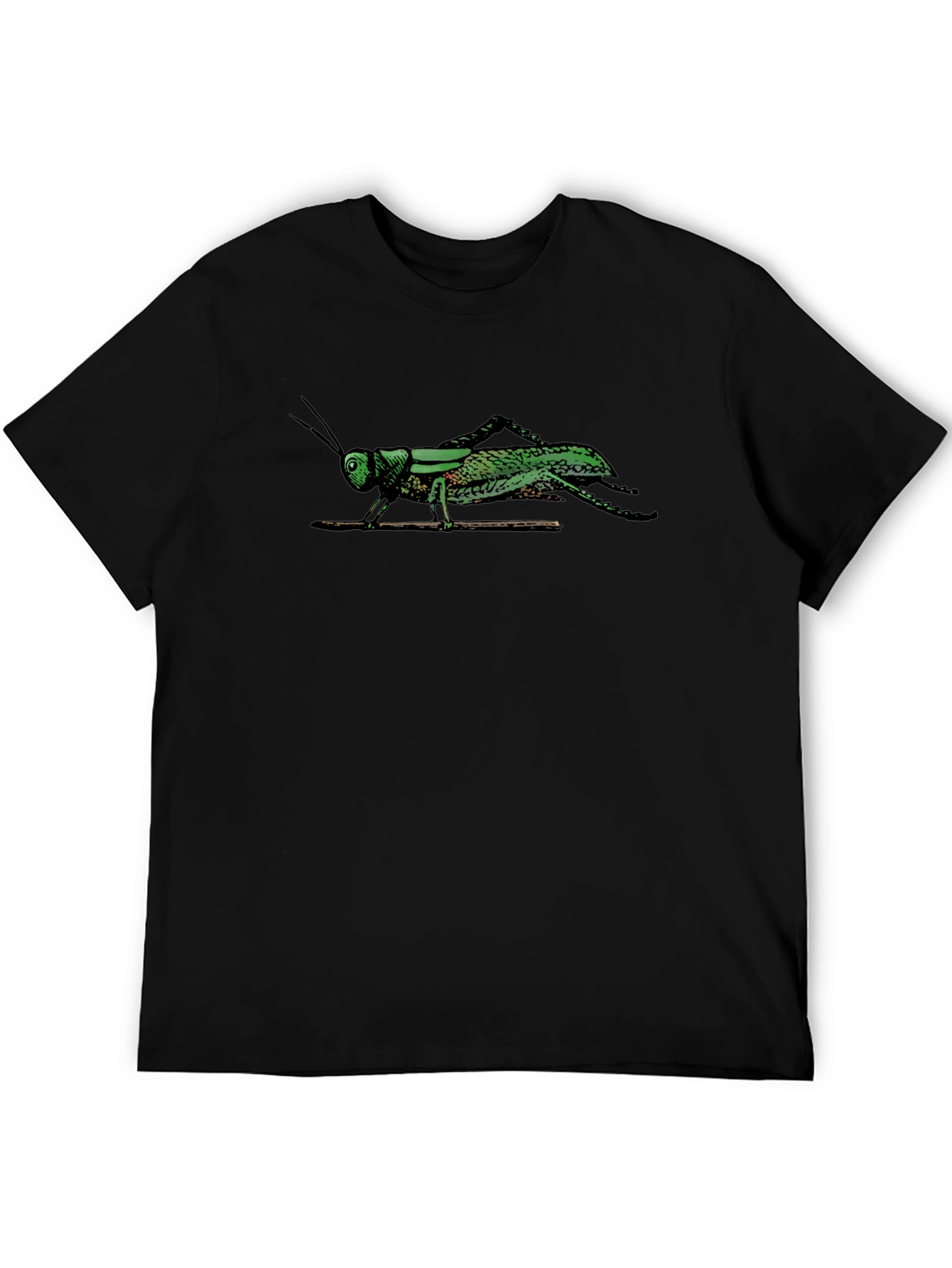 Grasshopper Graphic Tee - Unique Insect Print