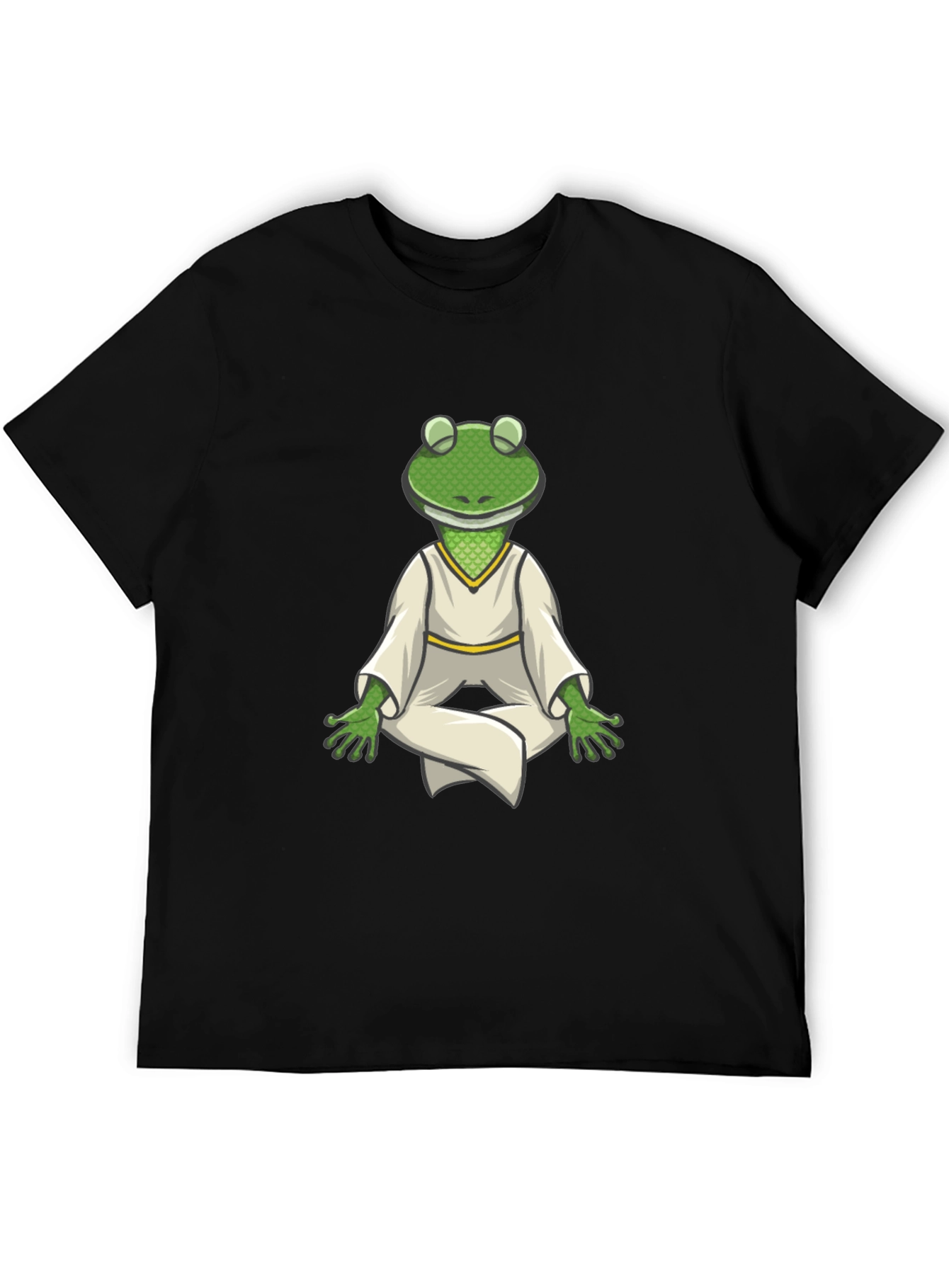 Zen Frog T-Shirt - Meditating Amphibian Tee