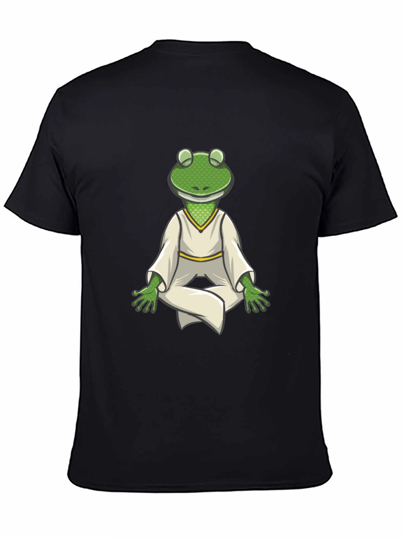 Zen Frog T-Shirt - Meditating Amphibian Tee
