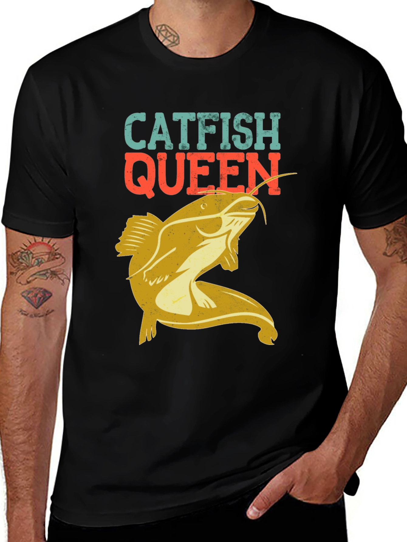 Catfish Queen Graphic T-Shirt - Anglers Delight