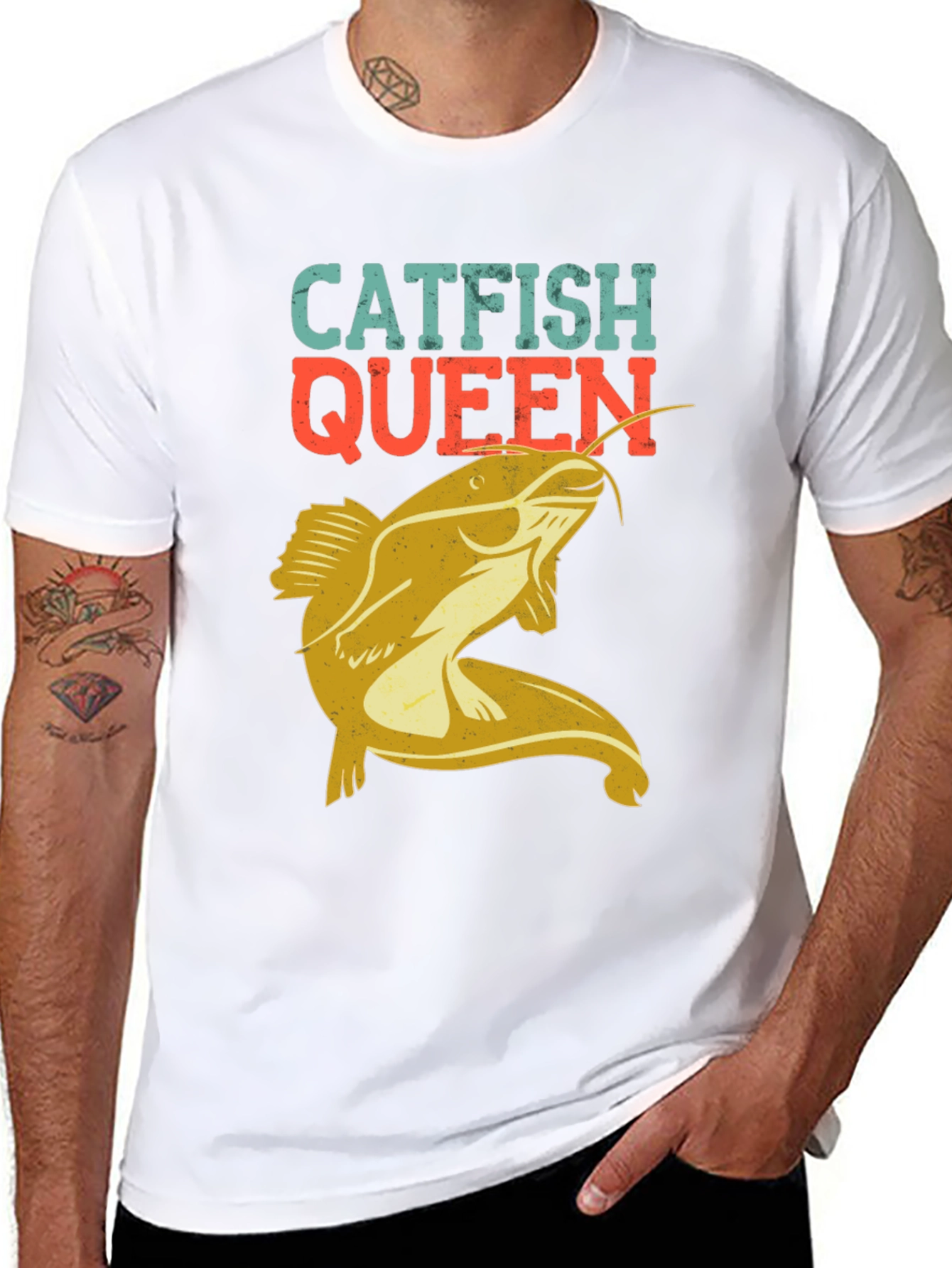 Catfish Queen Graphic T-Shirt - Anglers Delight