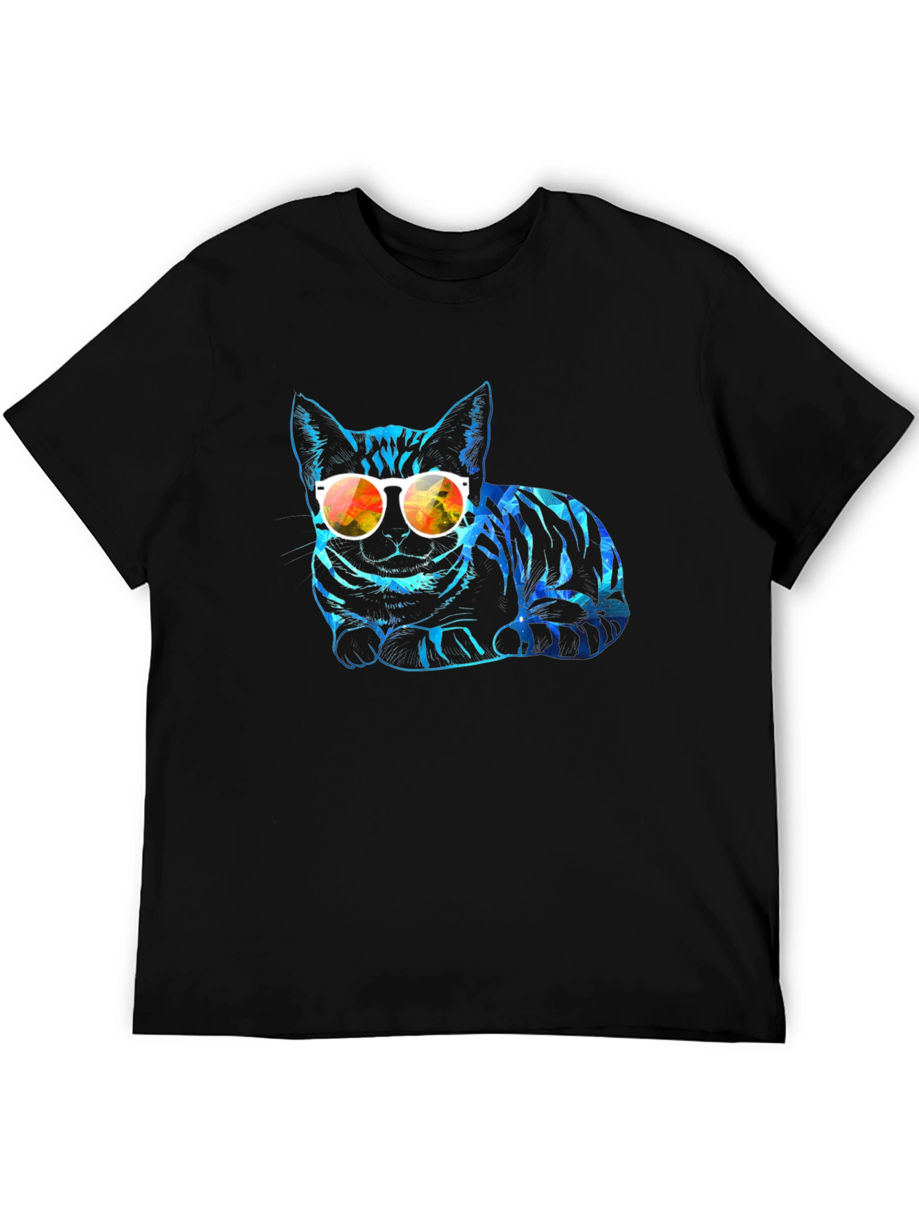 Cool Cat Graphic Tee - Stylish Animal Print Shirt