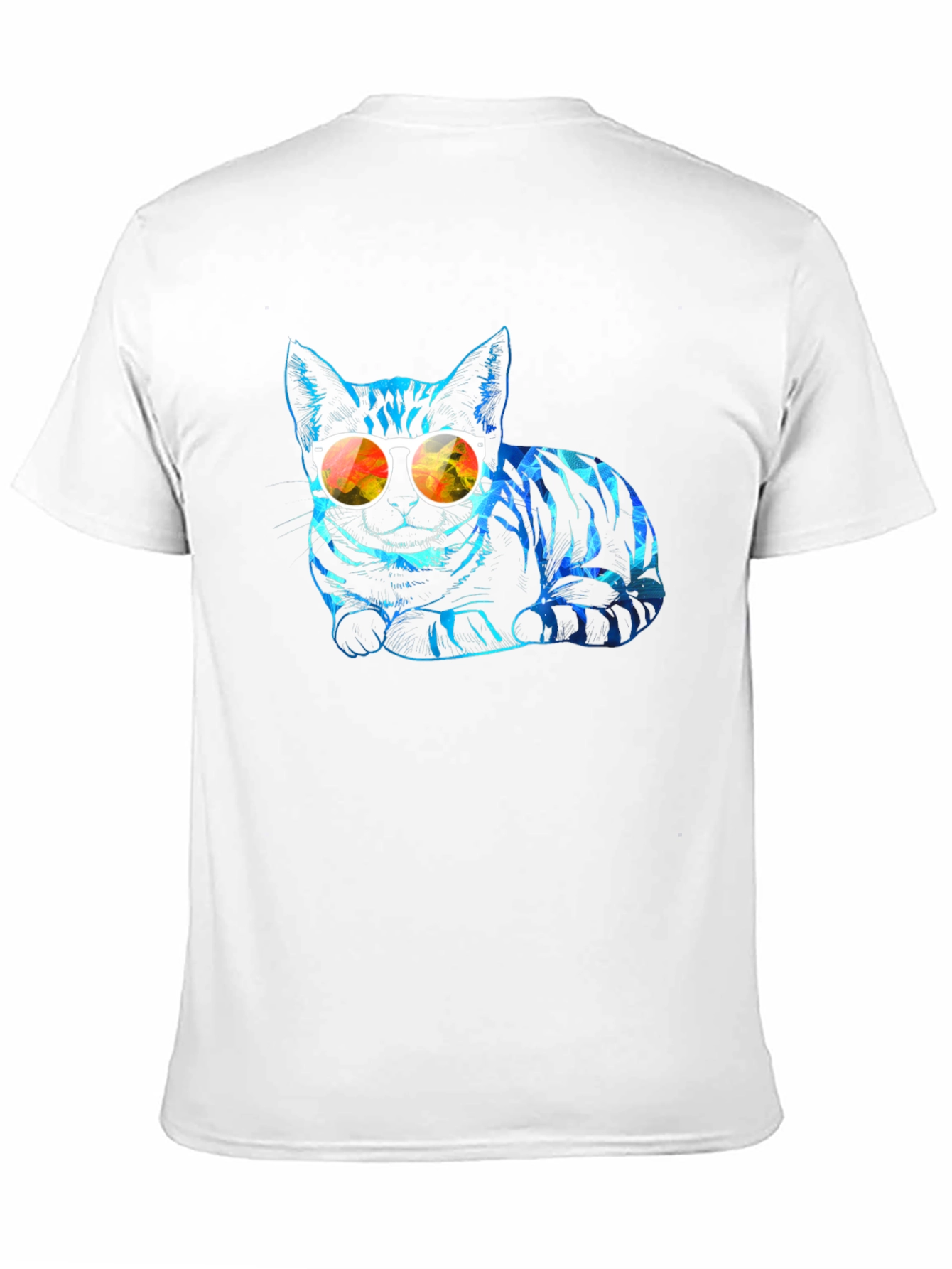Cool Cat Graphic Tee - Stylish Animal Print Shirt