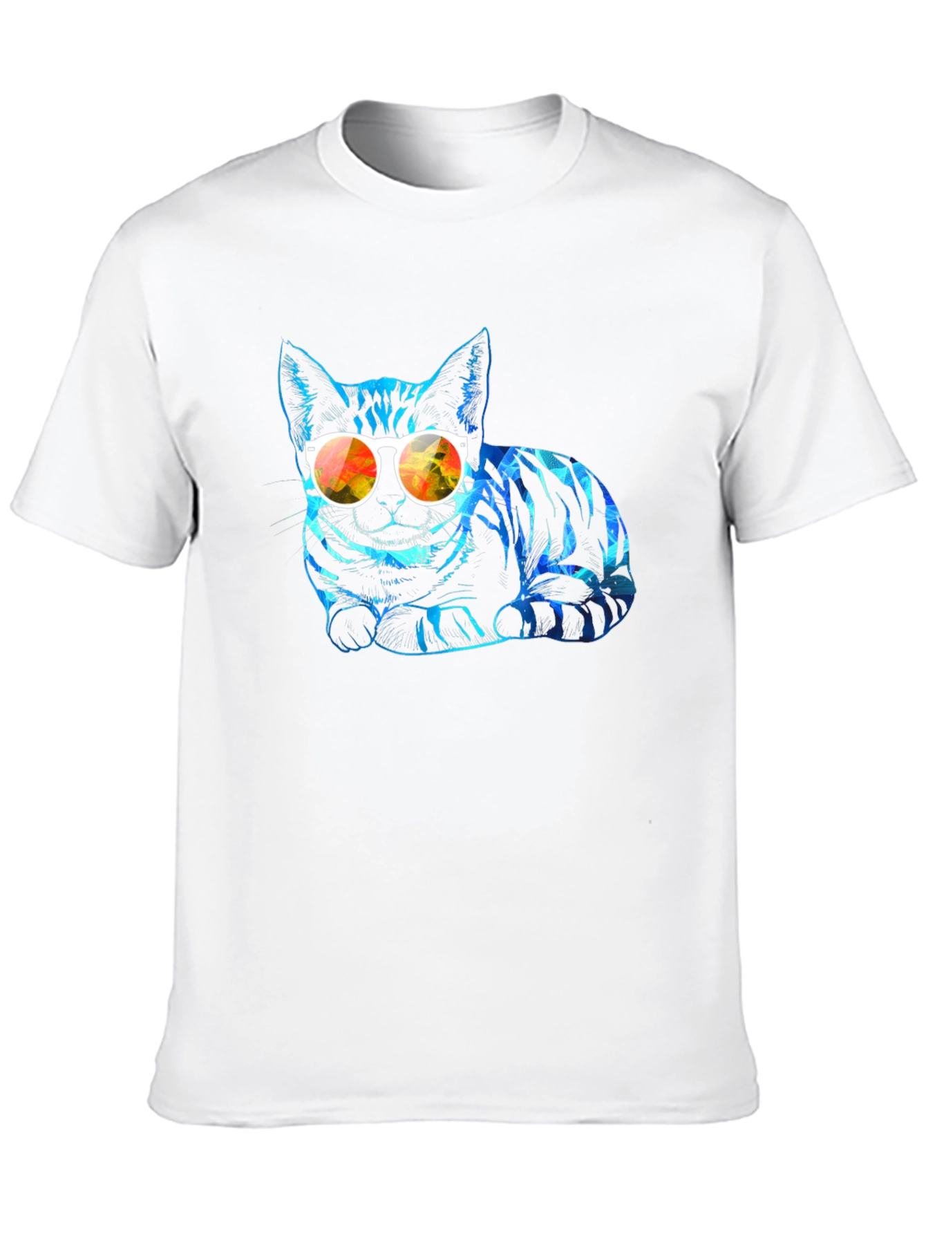 Cool Cat Graphic Tee - Stylish Animal Print Shirt