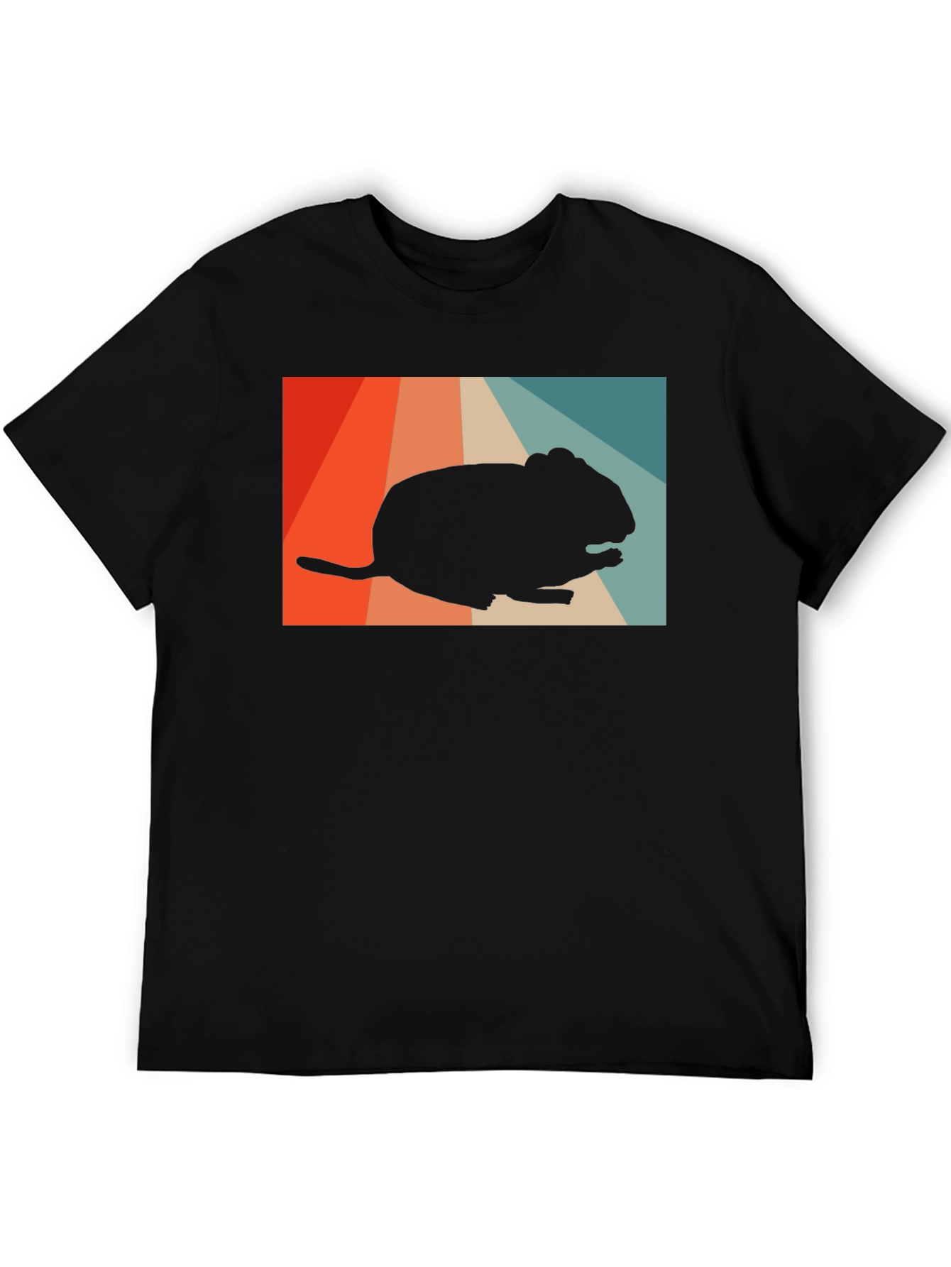 Retro Chinchilla Silhouette T-Shirt