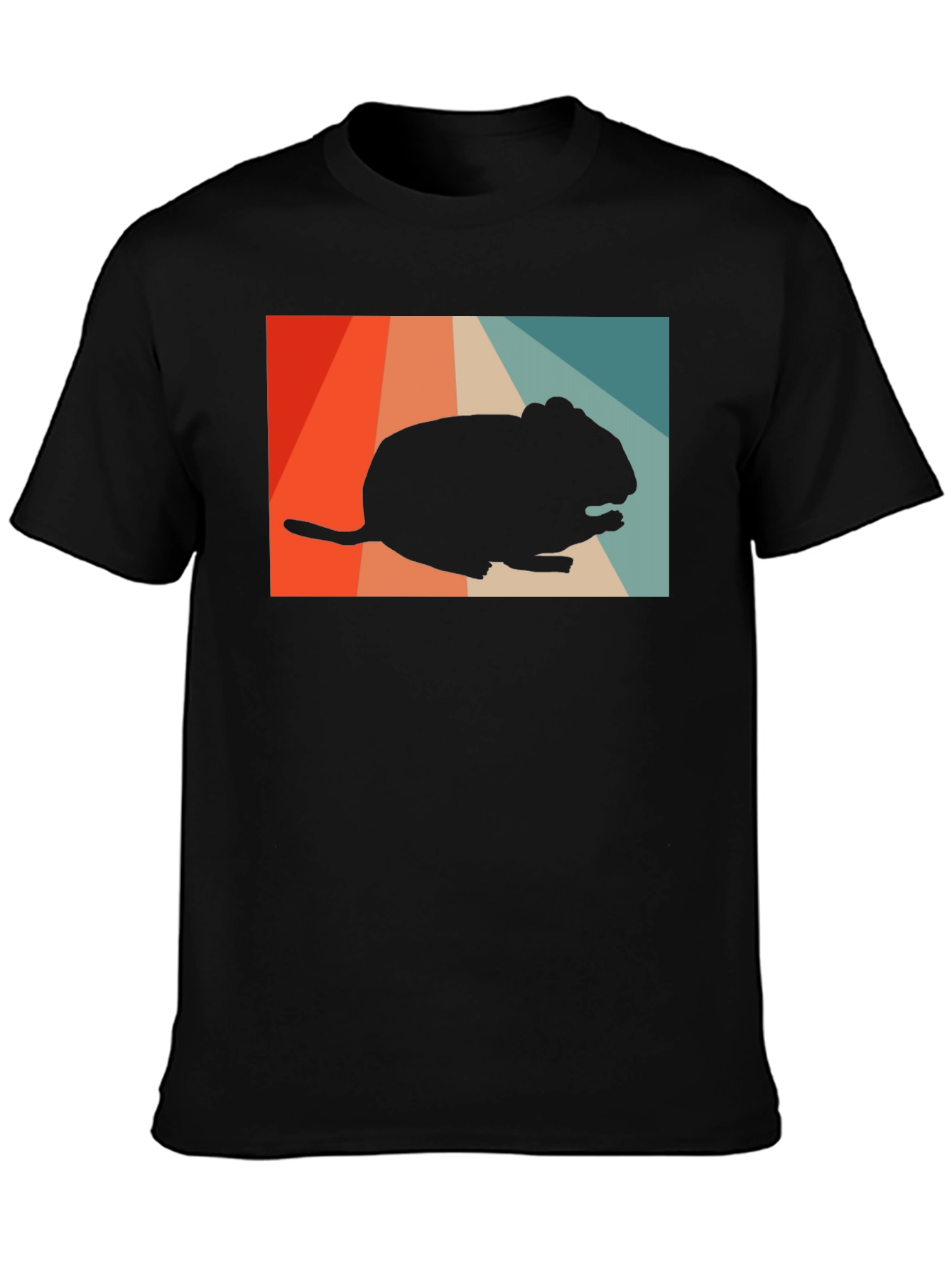 Retro Chinchilla Silhouette T-Shirt