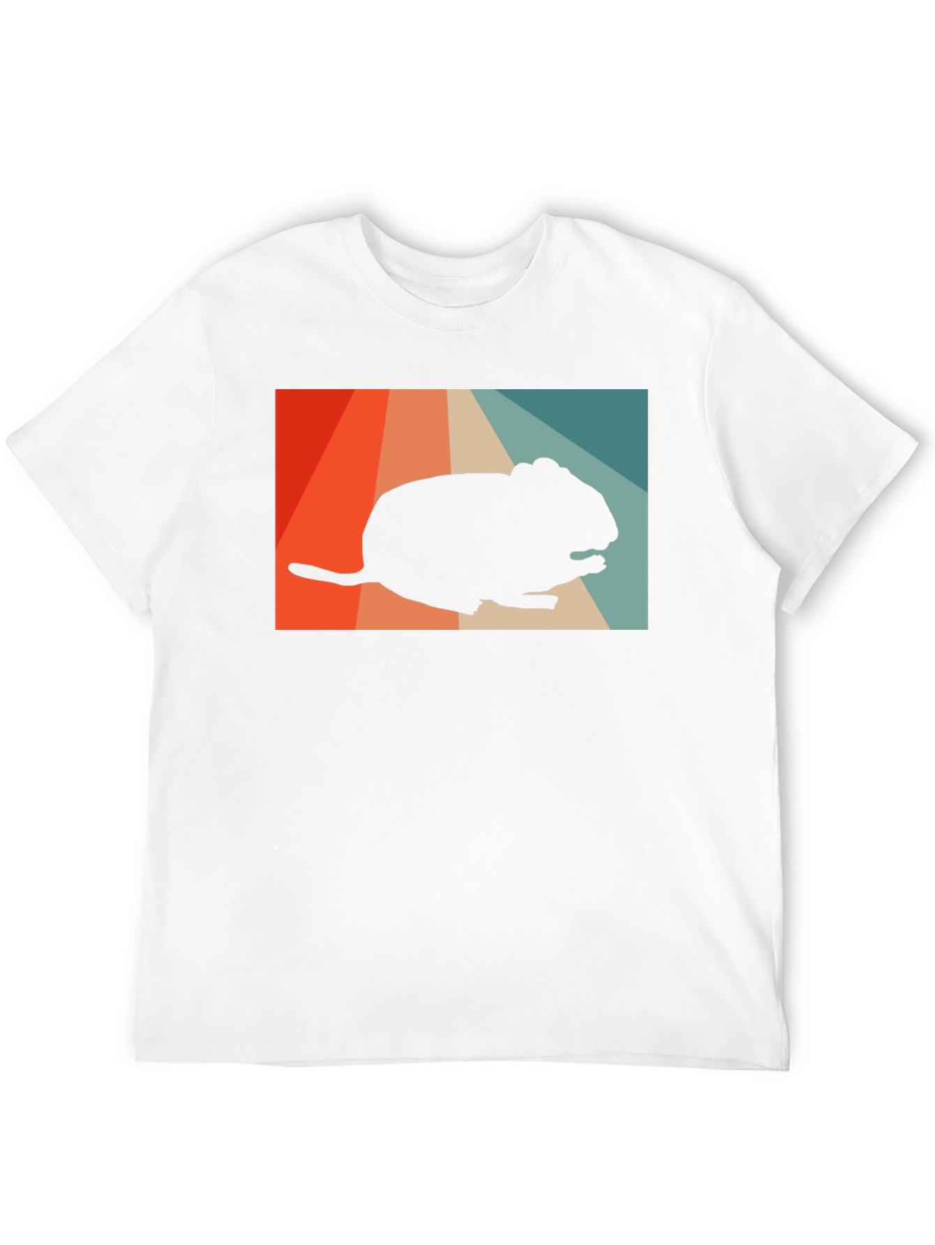 Retro Chinchilla Silhouette T-Shirt