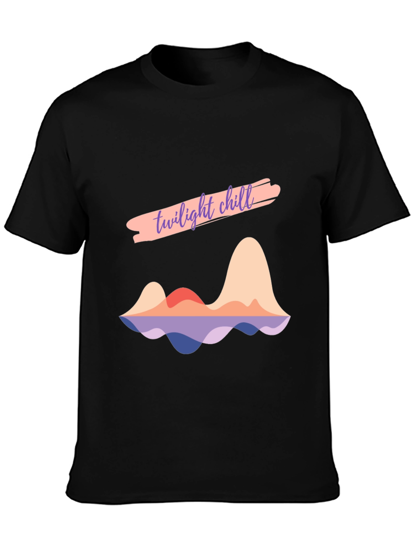 Twilight Chill Graphic Tee - Stylish Comfort
