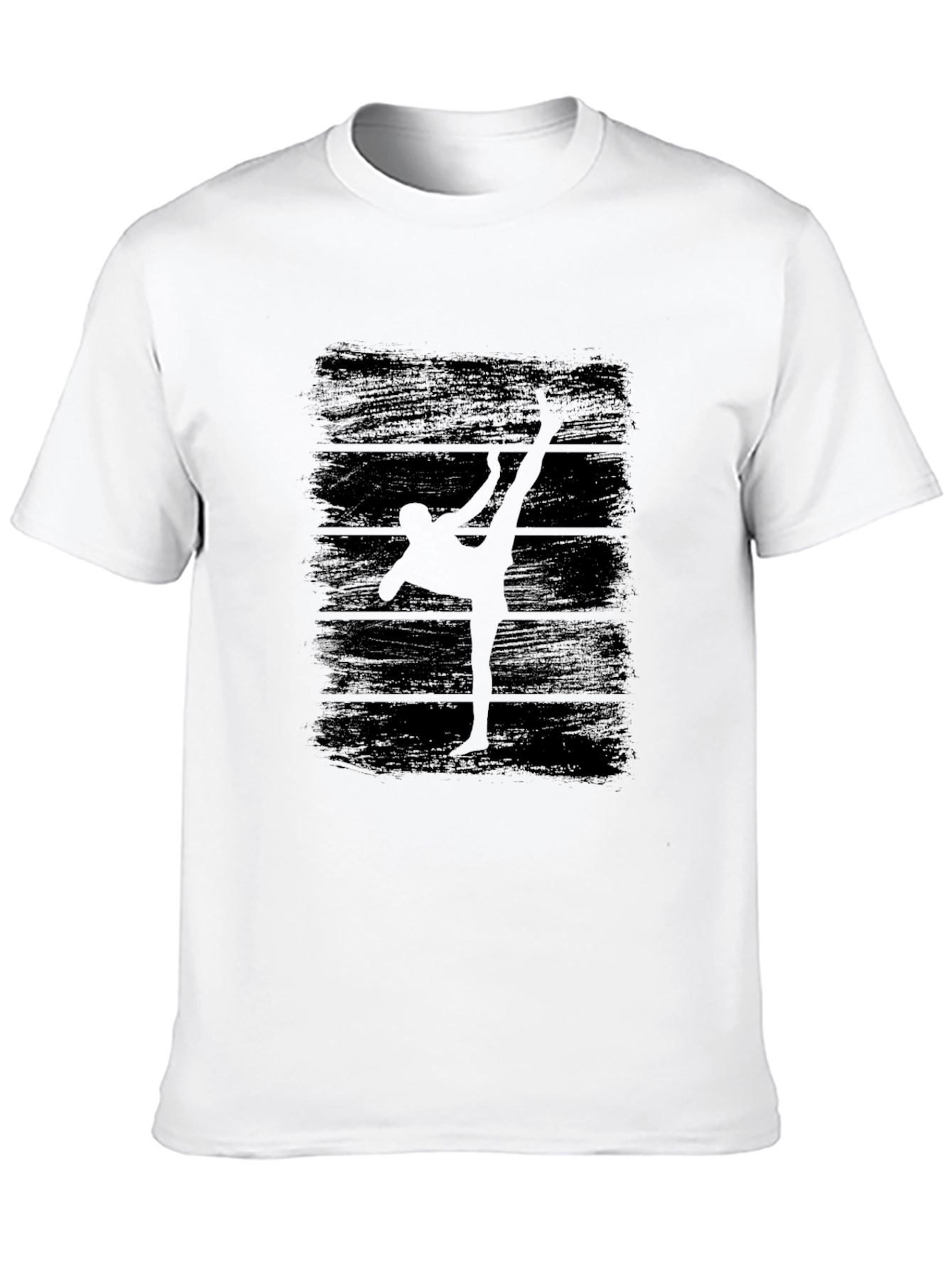 Martial Arts Graphic Print Black T-Shirt