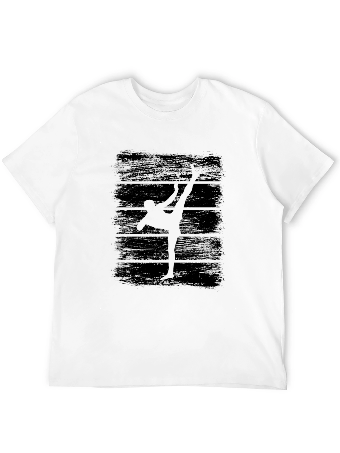 Martial Arts Graphic Print Black T-Shirt