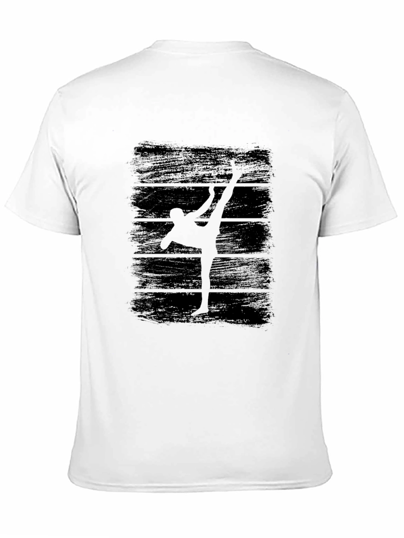 Martial Arts Graphic Print Black T-Shirt
