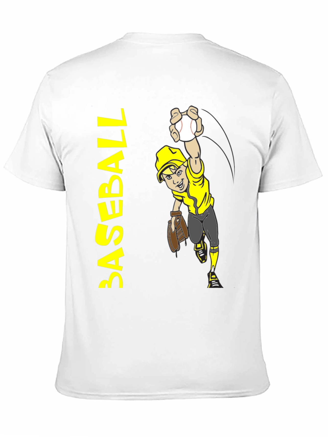 Cartoon Baseball T-Shirt