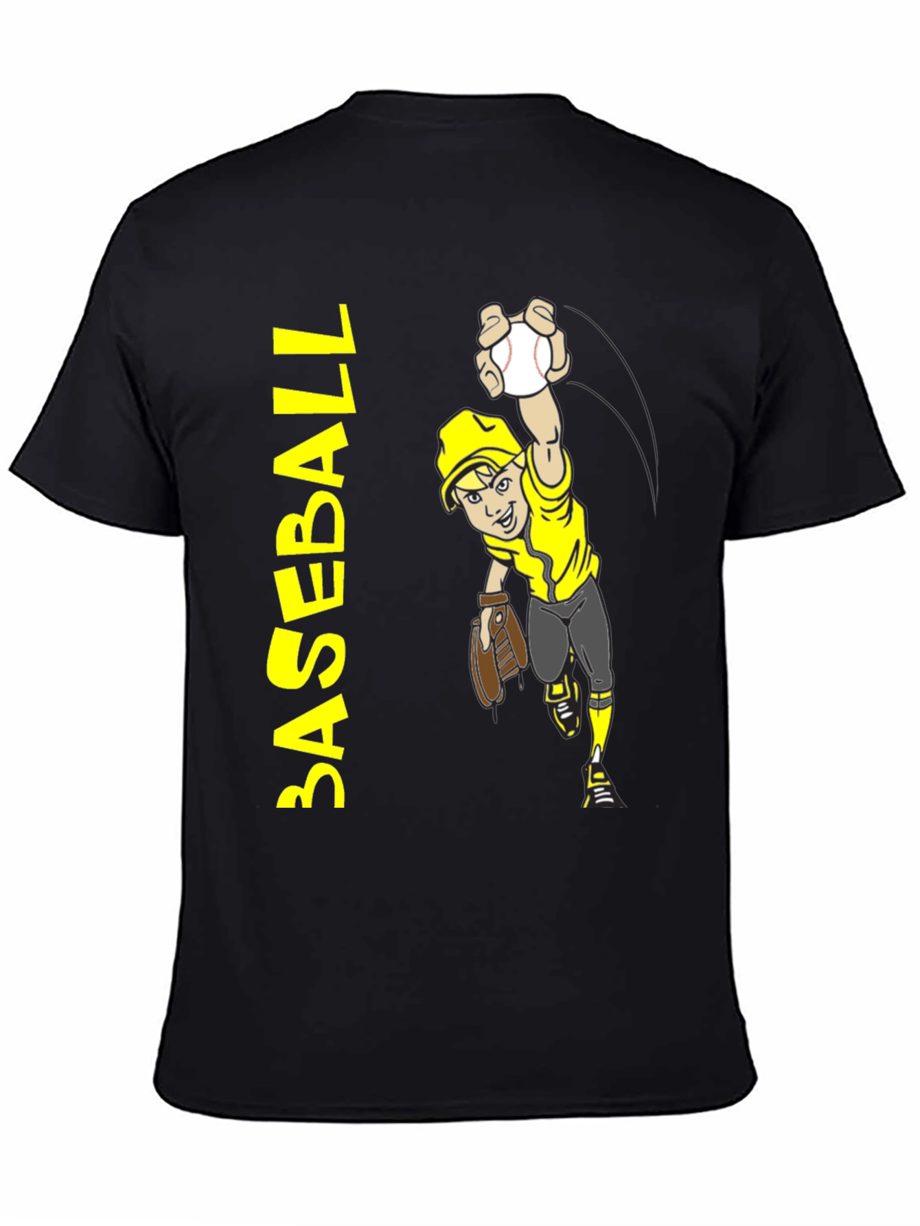 Cartoon Baseball T-Shirt