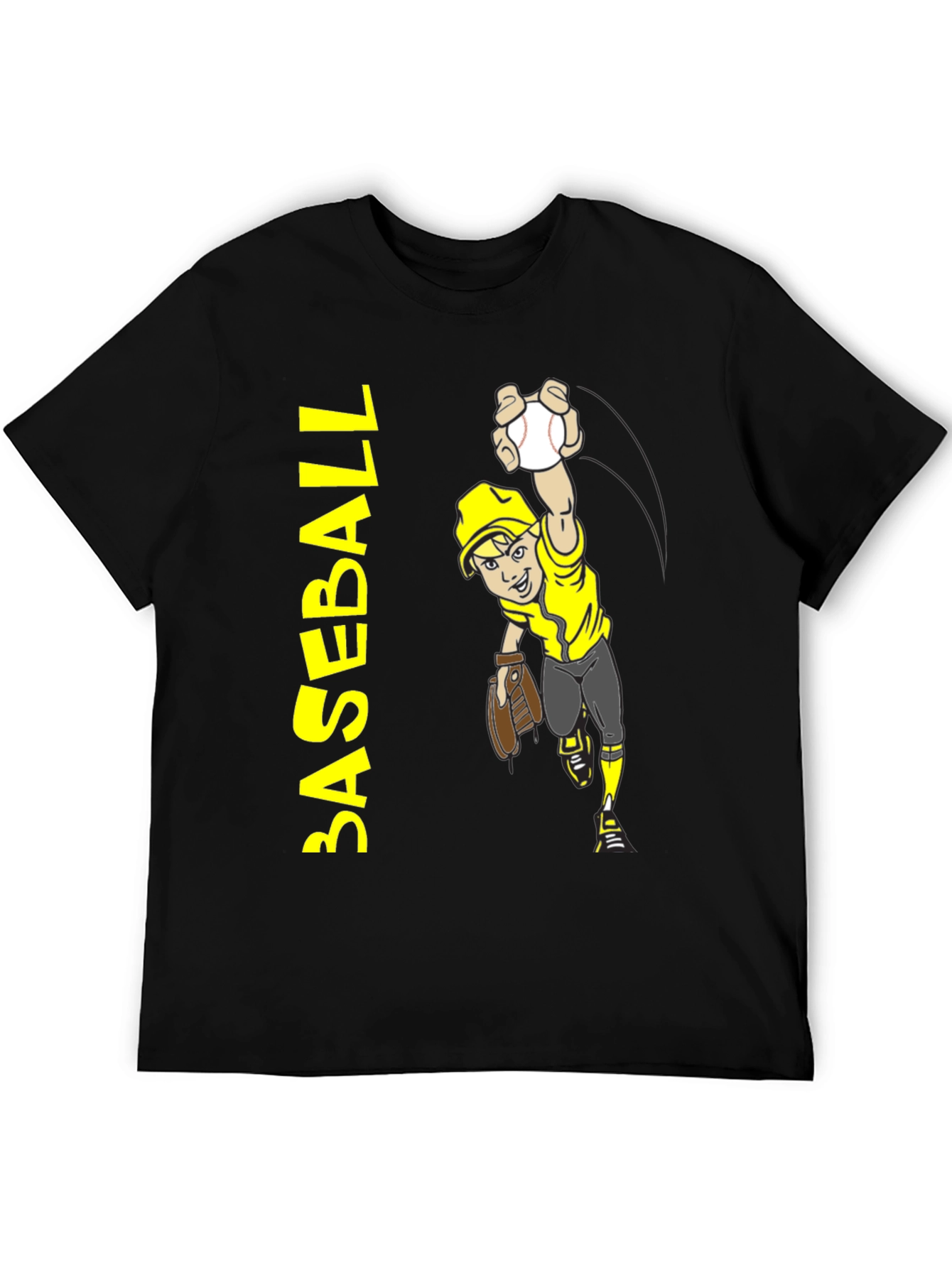 Cartoon Baseball T-Shirt