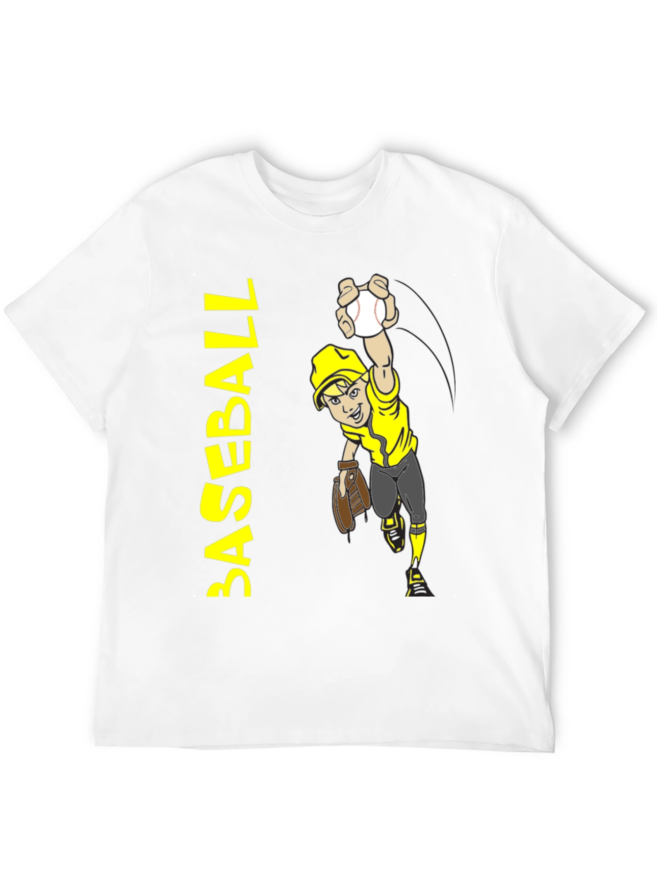 Cartoon Baseball T-Shirt