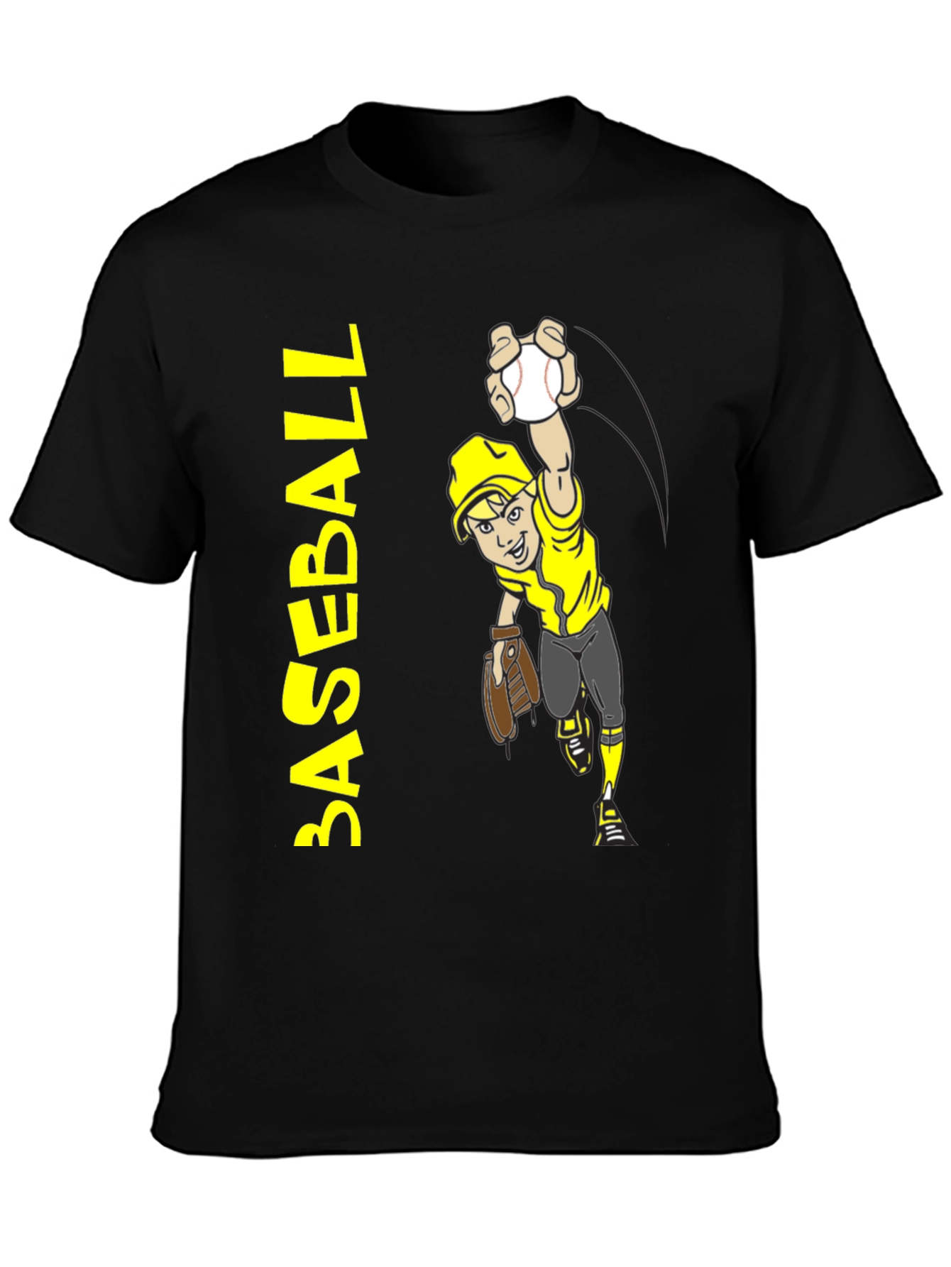 Cartoon Baseball T-Shirt