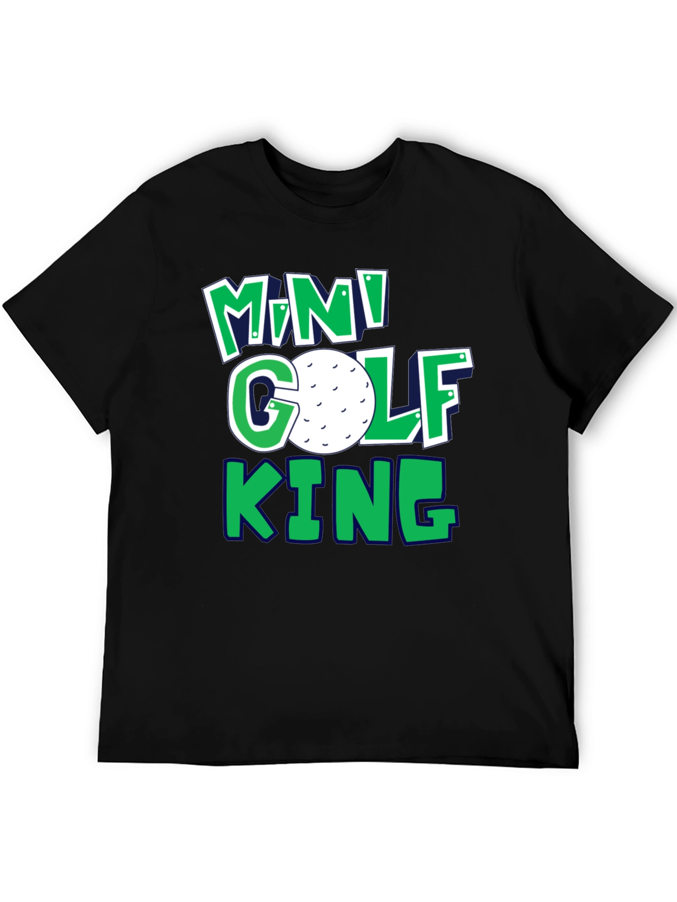 Mini Golf King T-Shirt | Fun Golf Tee