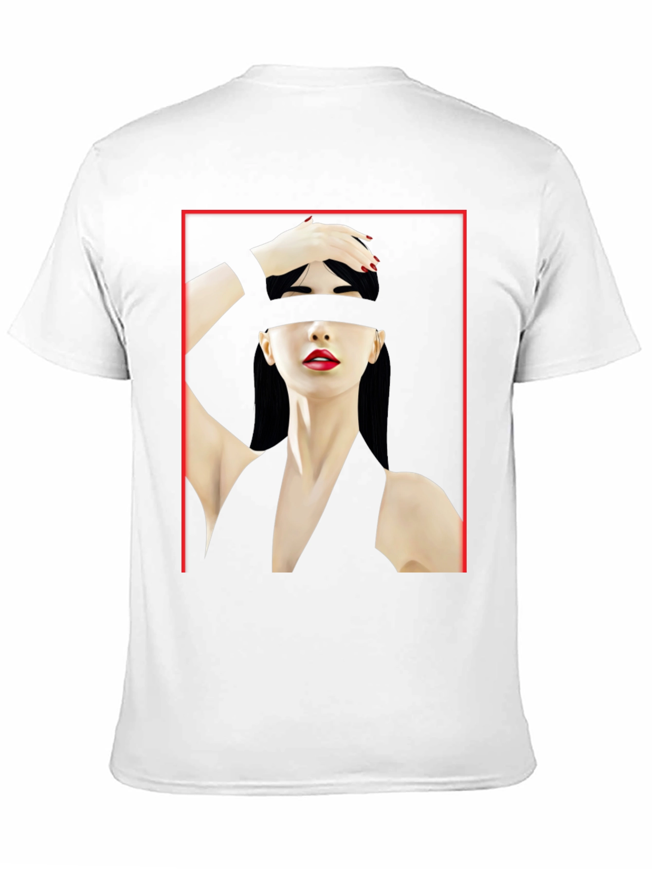 Abstract Woman Graphic Tee - Edgy Style