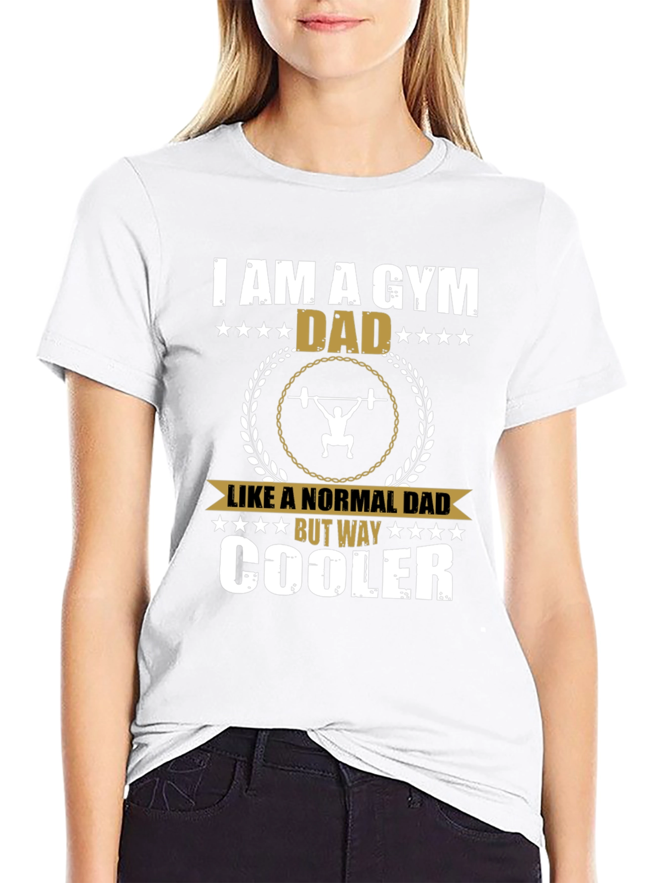 I am a Gym Dad T-Shirt: Cool Dad Edition