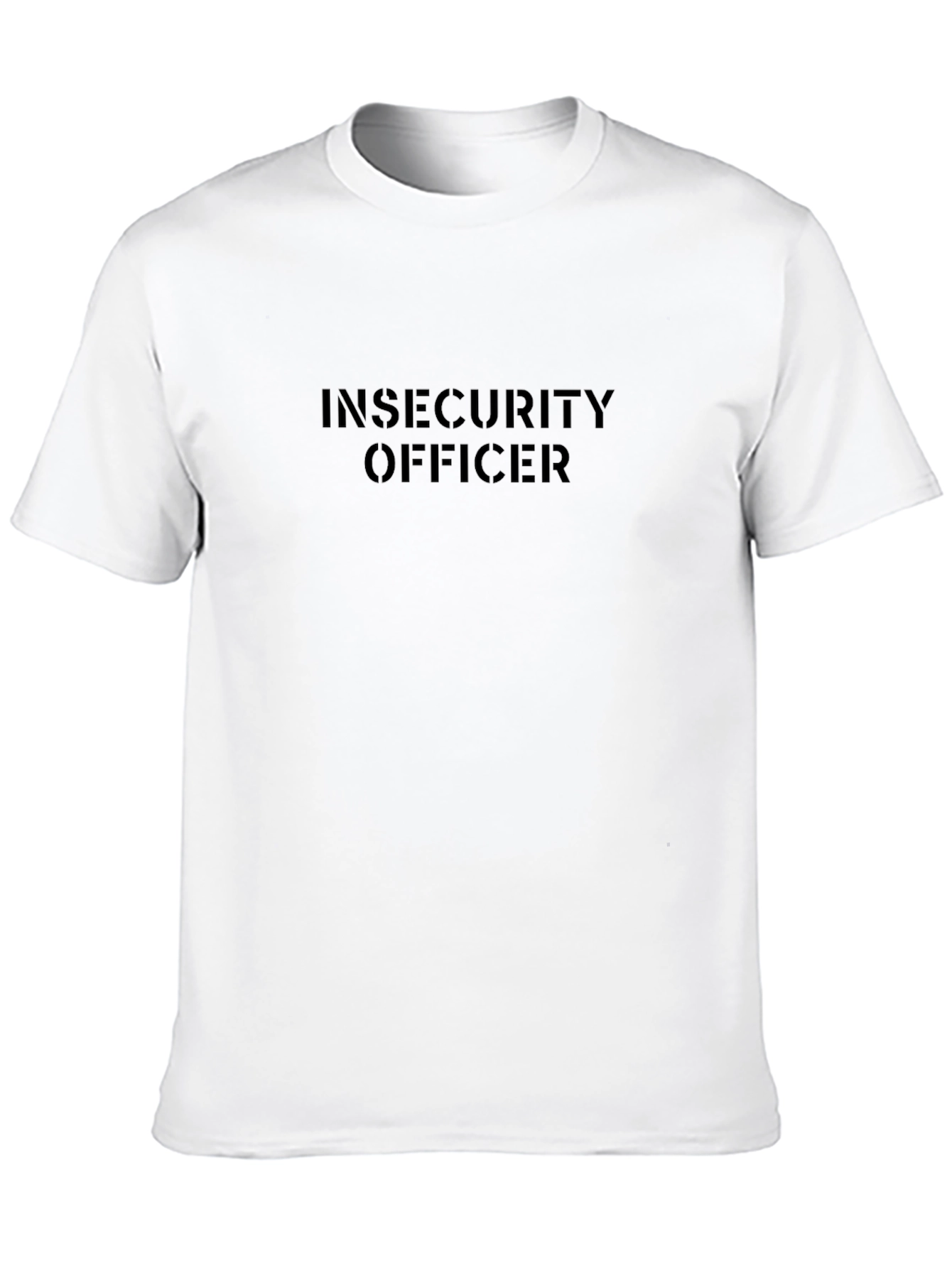 Insecurity Officer Black T-Shirt