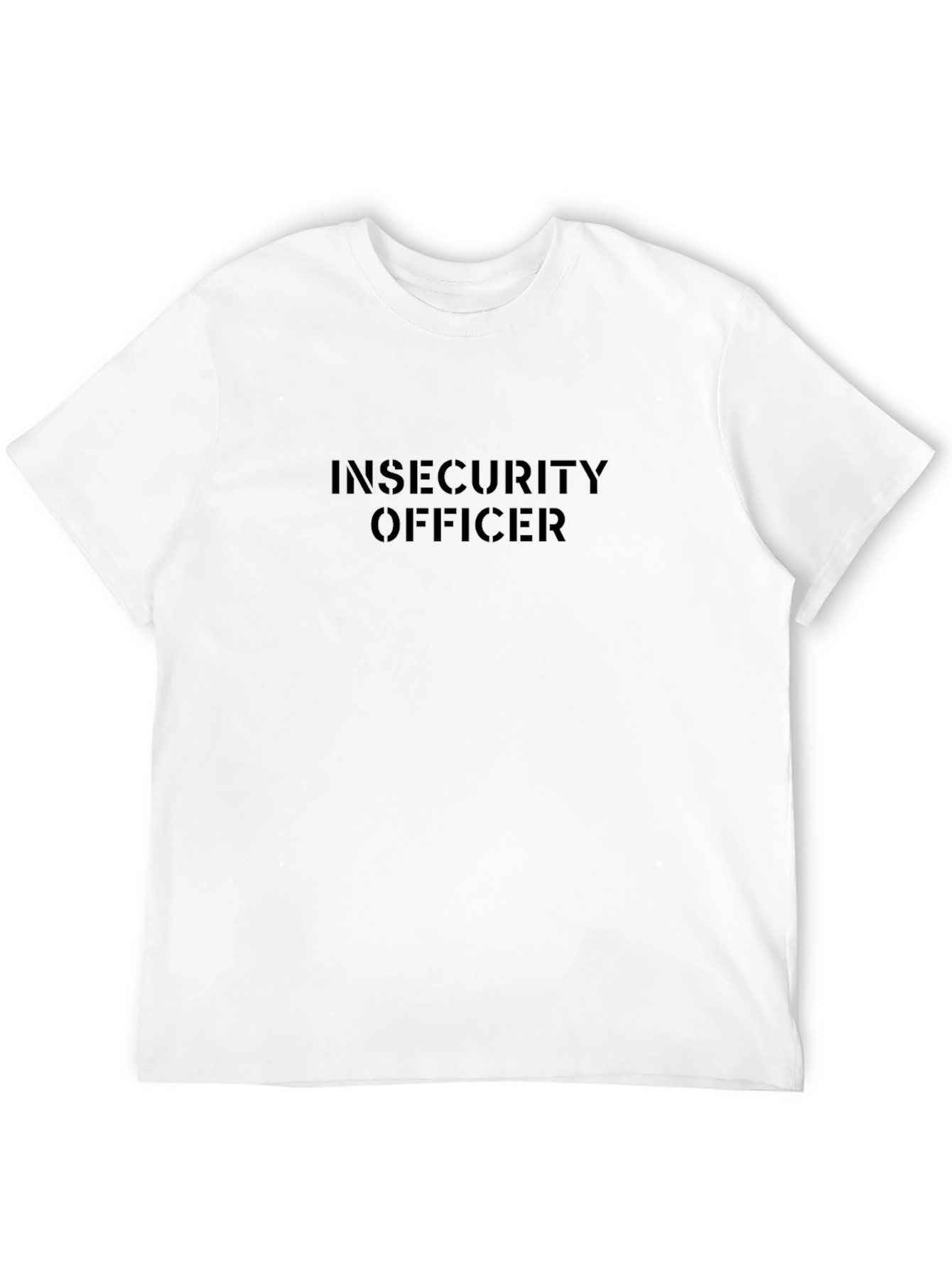 Insecurity Officer Black T-Shirt