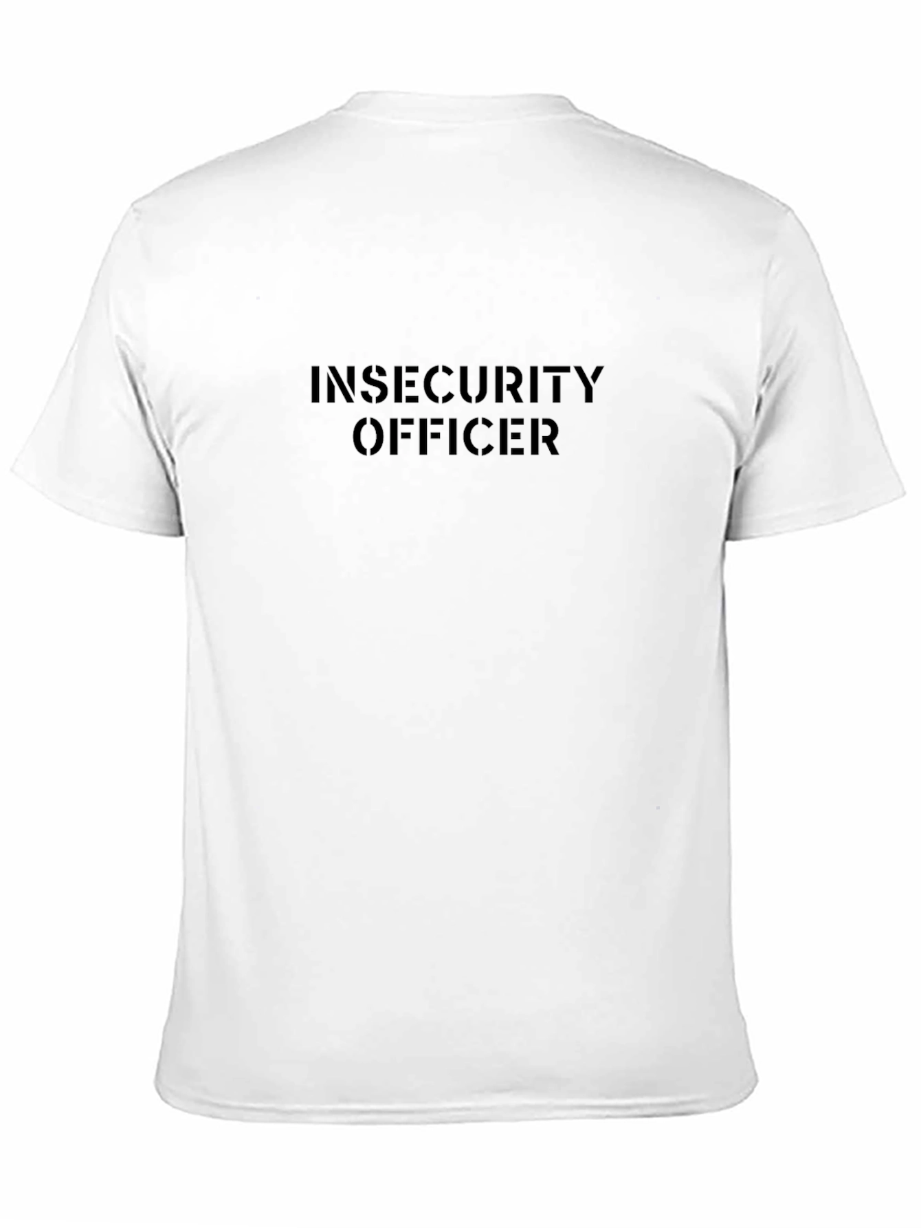 Insecurity Officer Black T-Shirt