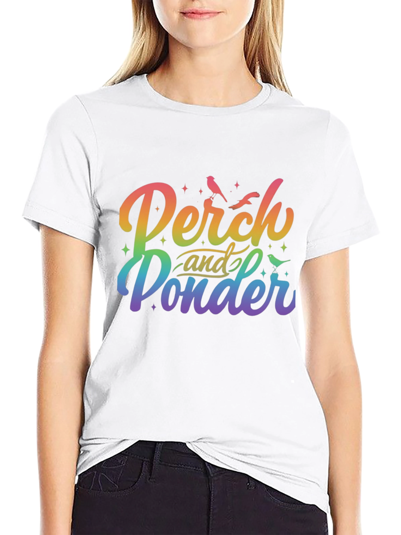 Perch and Ponder Rainbow T-Shirt