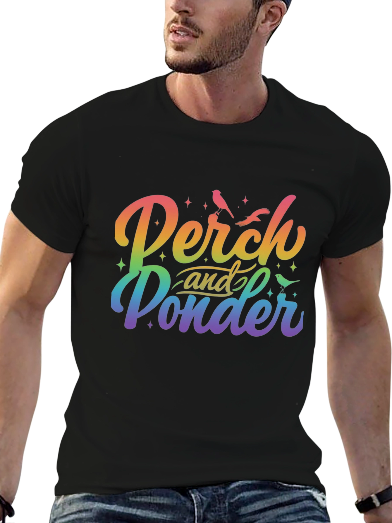 Perch and Ponder Rainbow T-Shirt