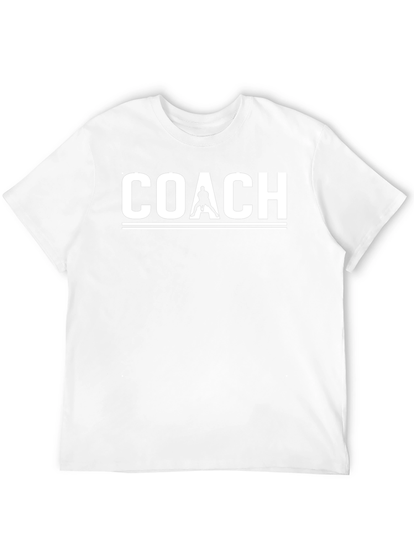 Hockey Coach Graphic T-Shirt - Black