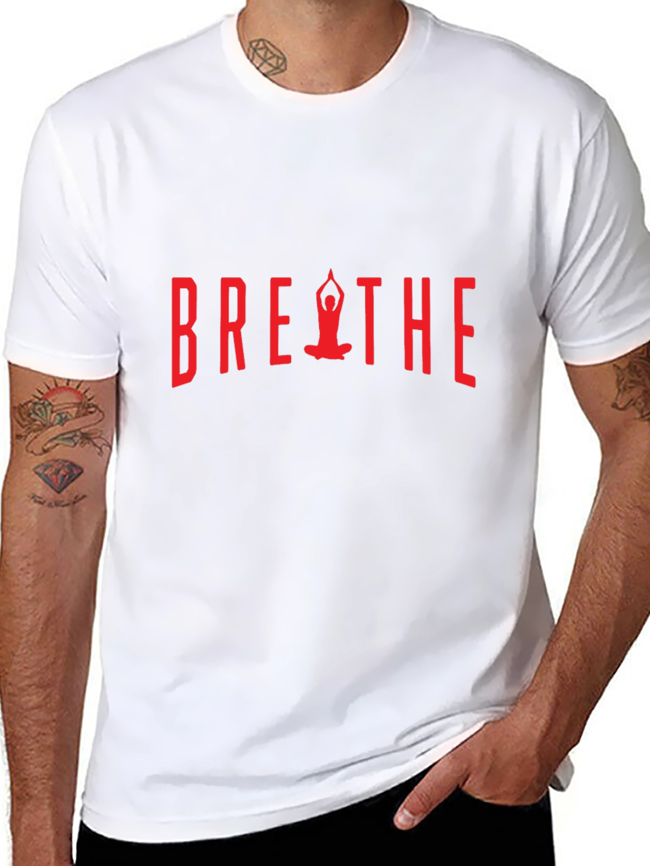 Breathe Yoga Meditation T-Shirt