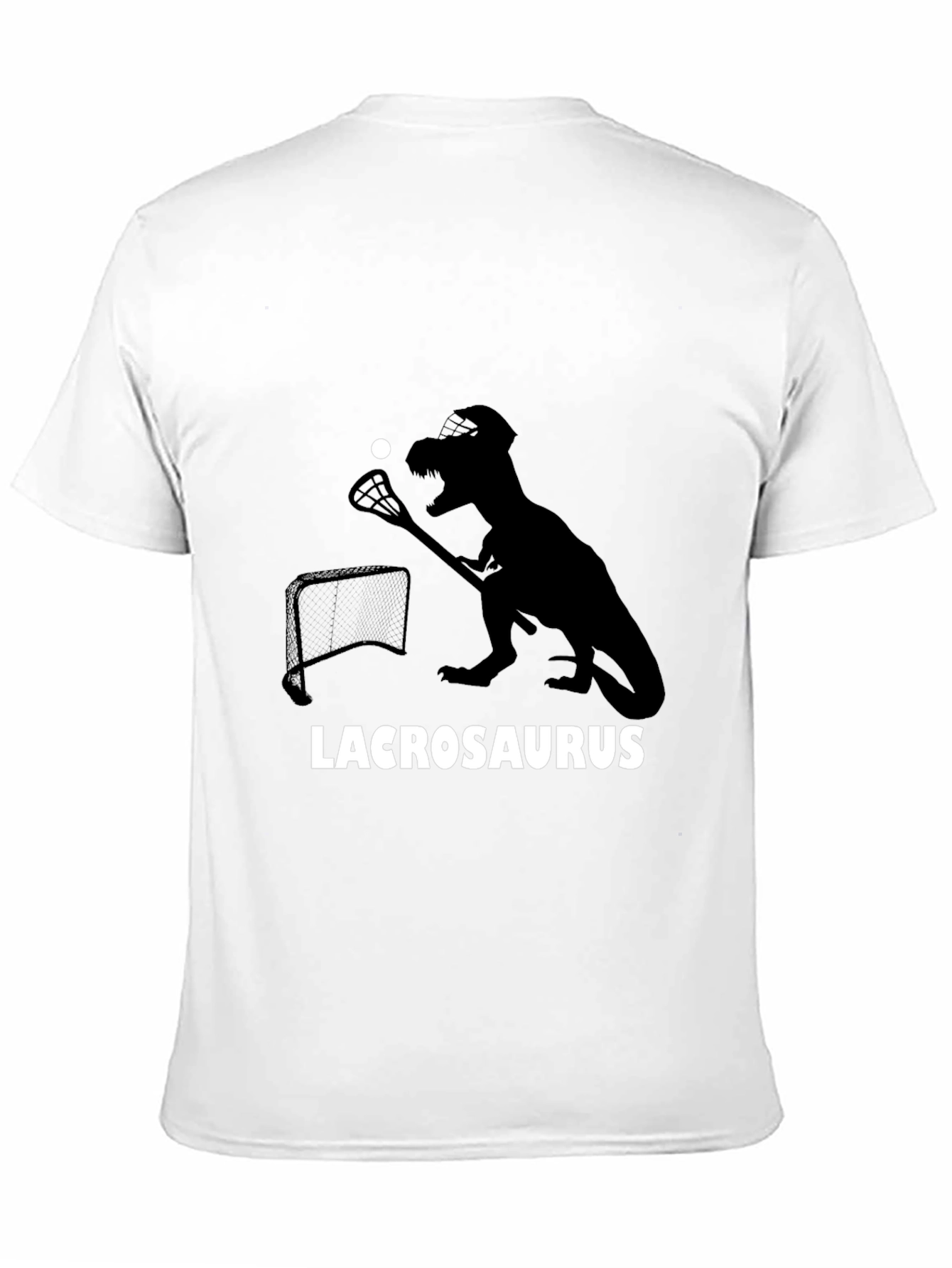 Lacrosaurus T-Shirt - Dinosaur Lacrosse Player Tee