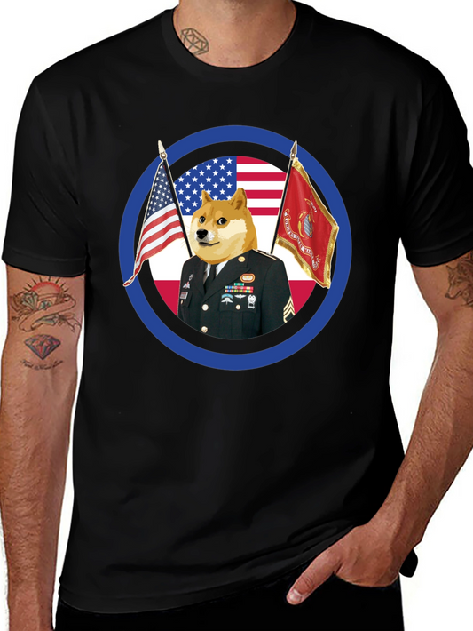 Patriotic Doge T-Shirt - US Marine Corps Doge