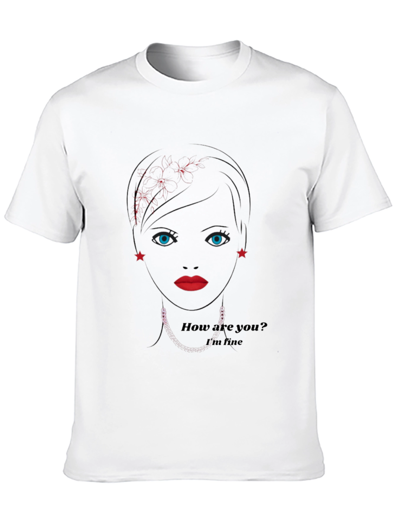 Woman Portrait Graphic T-Shirt
