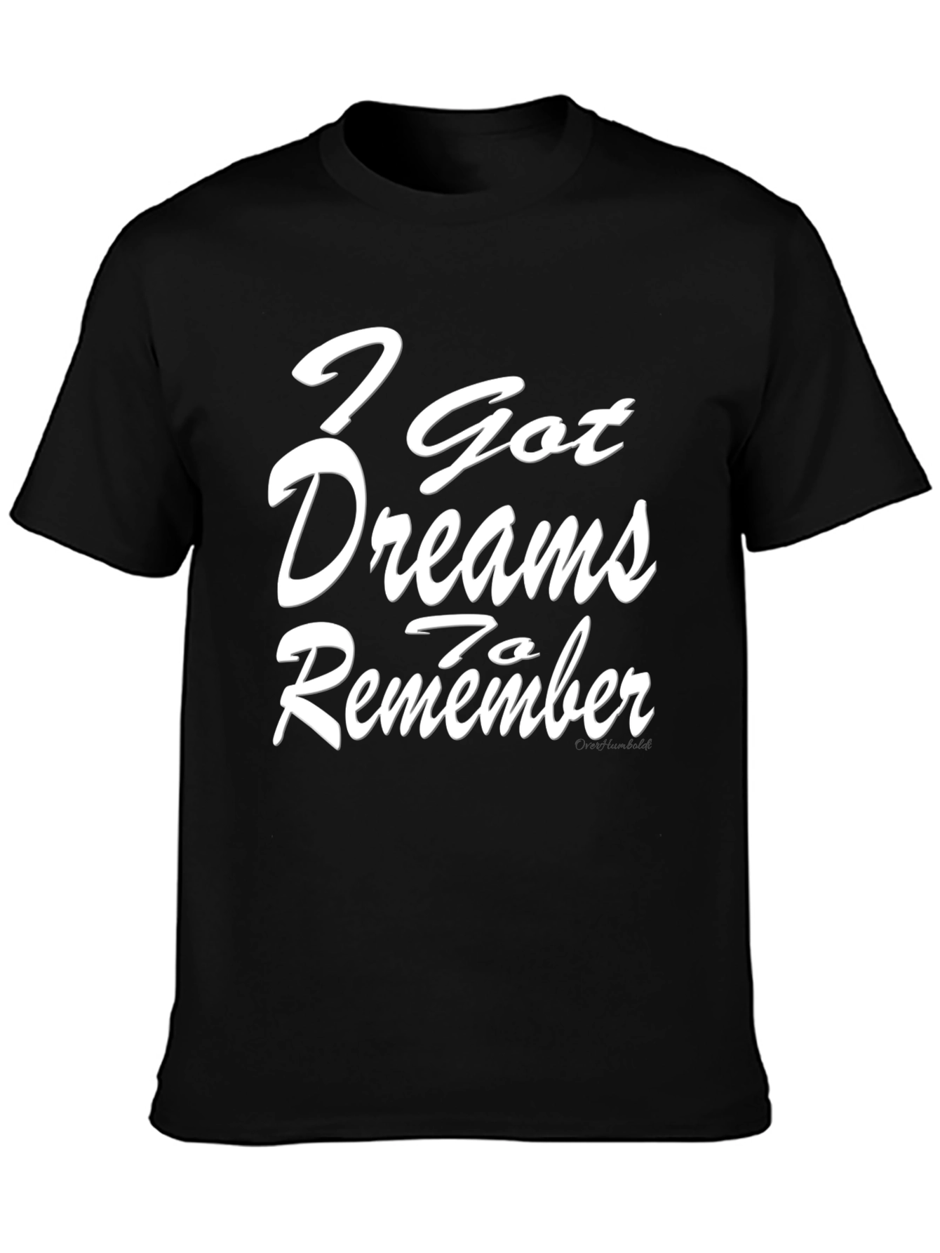 Dreams Reminder Black Graphic Tee