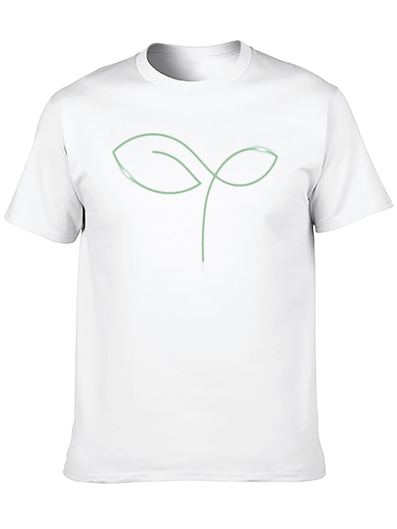 Modern Sprout Black T-Shirt