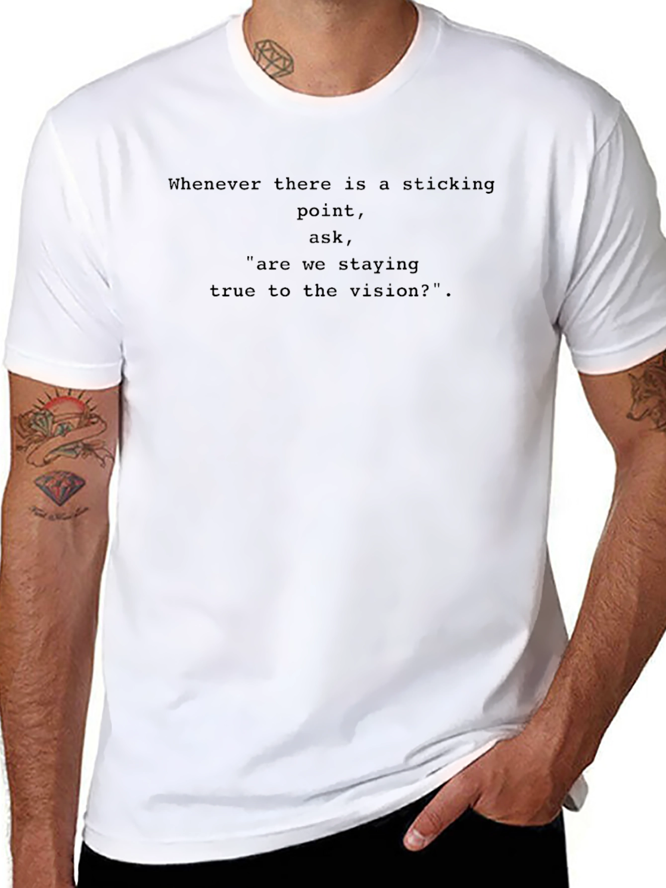 Vision Statement Tee - Motivational Shirt