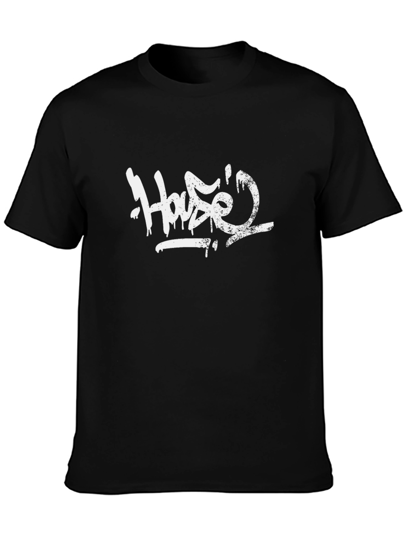 House2 Black Graphic Tee - Urban Streetwear