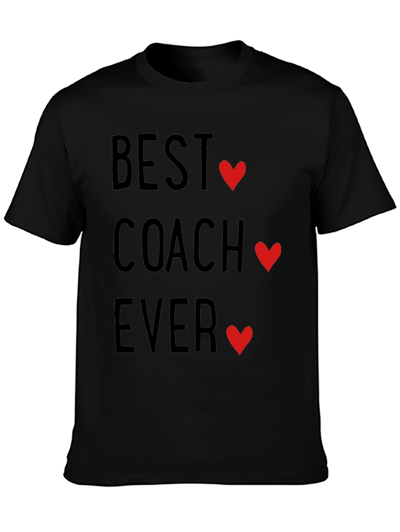 Best Coach Ever T-Shirt - Heart Design