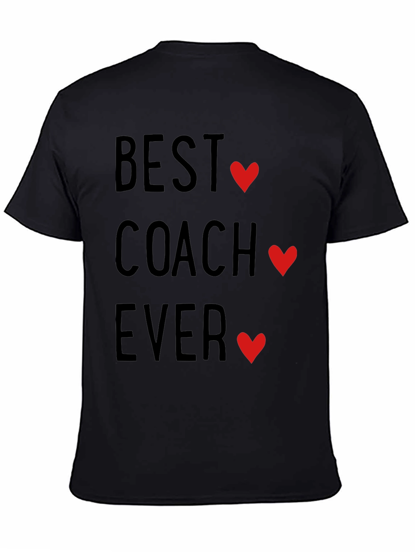 Best Coach Ever T-Shirt - Heart Design