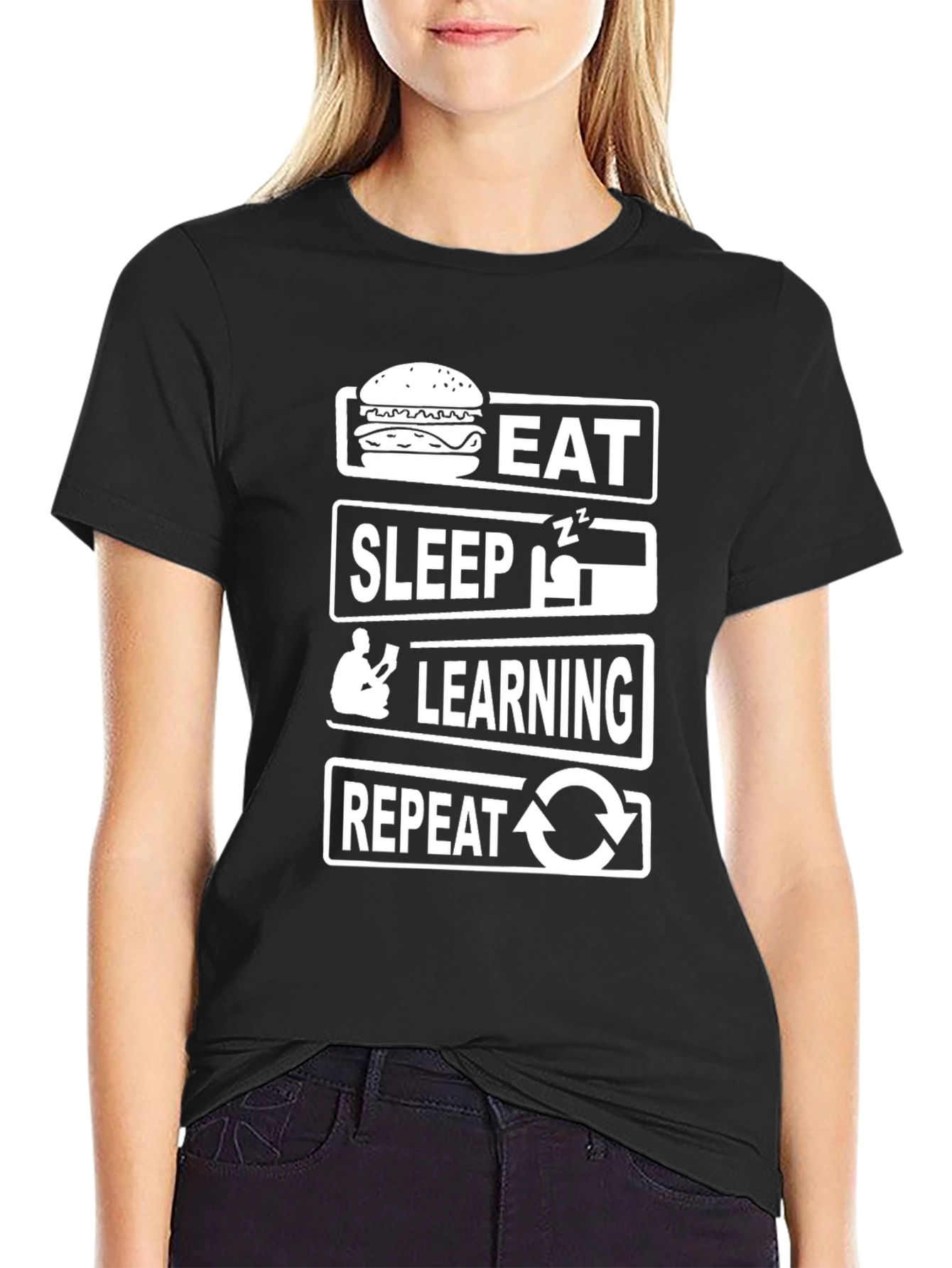 Eat Sleep Learn Repeat T-Shirt